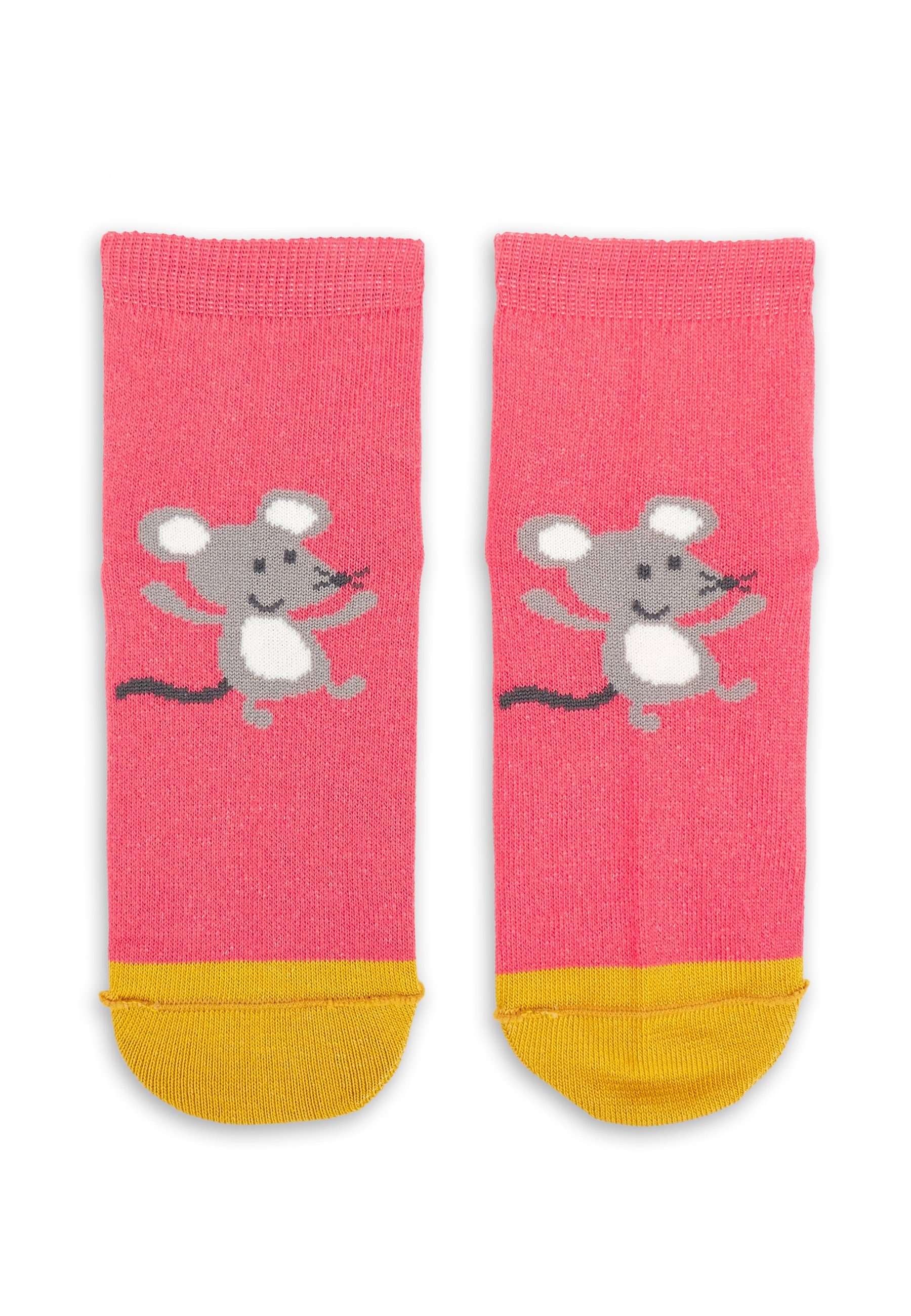 Socken 3 Kindersocken Socken (3-Paar) pink/rosa Sigikid Set Paar mit