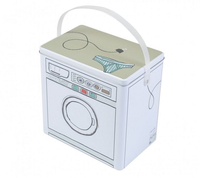BURI Aufbewahrungsbox “Waschmittelbox Metall Waschpulverbox Behälter Waschmittelbehälter Dose Büchse”