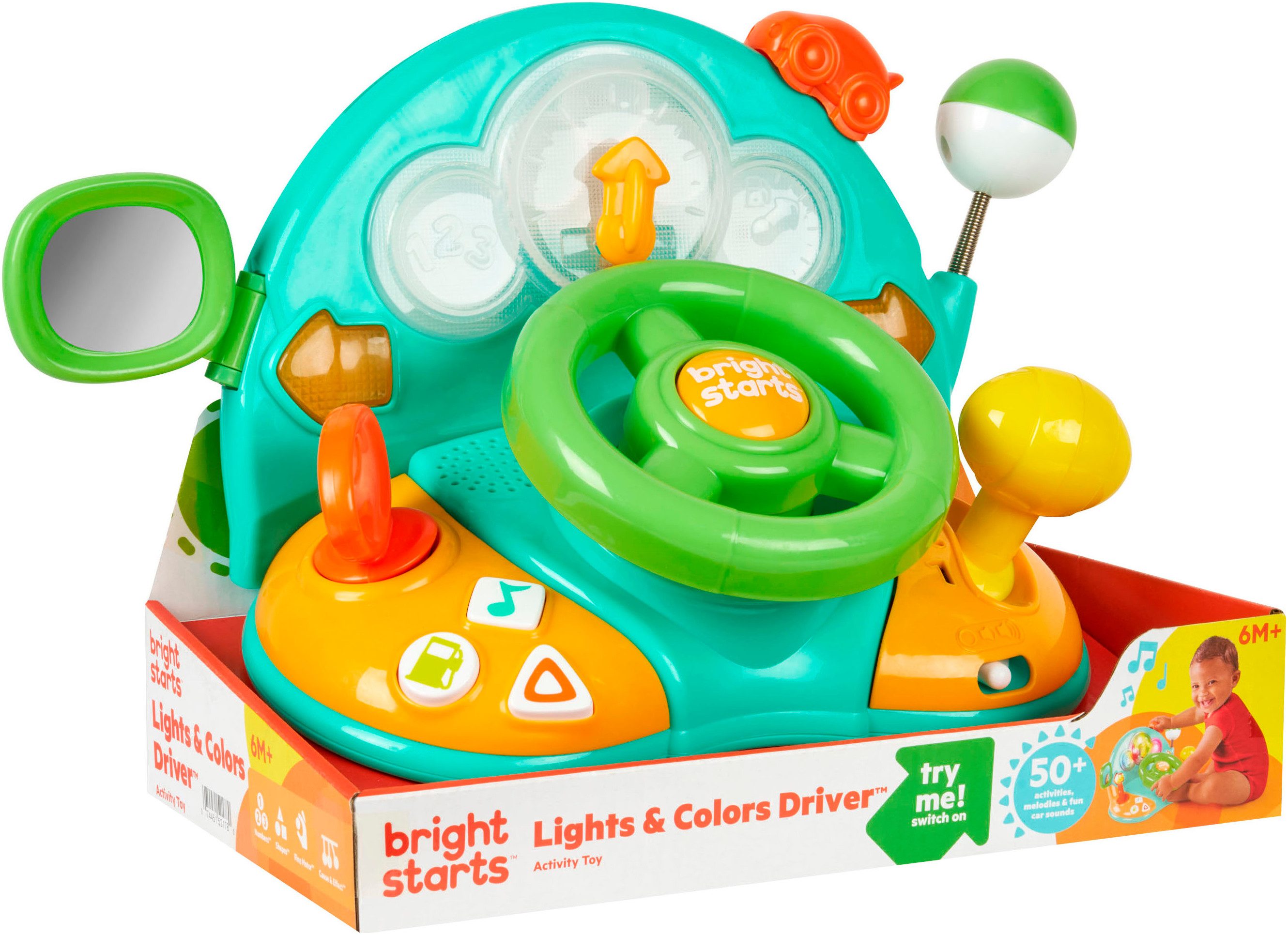 Bright Starts Lernspielzeug Lights & Colors Driver™, mit Licht und Sound