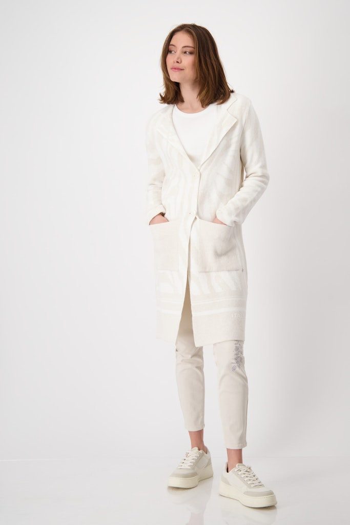 Monari Parka Mantel Mit auffälligem Tigermuster und elegantem Reverskragen günstig online kaufen