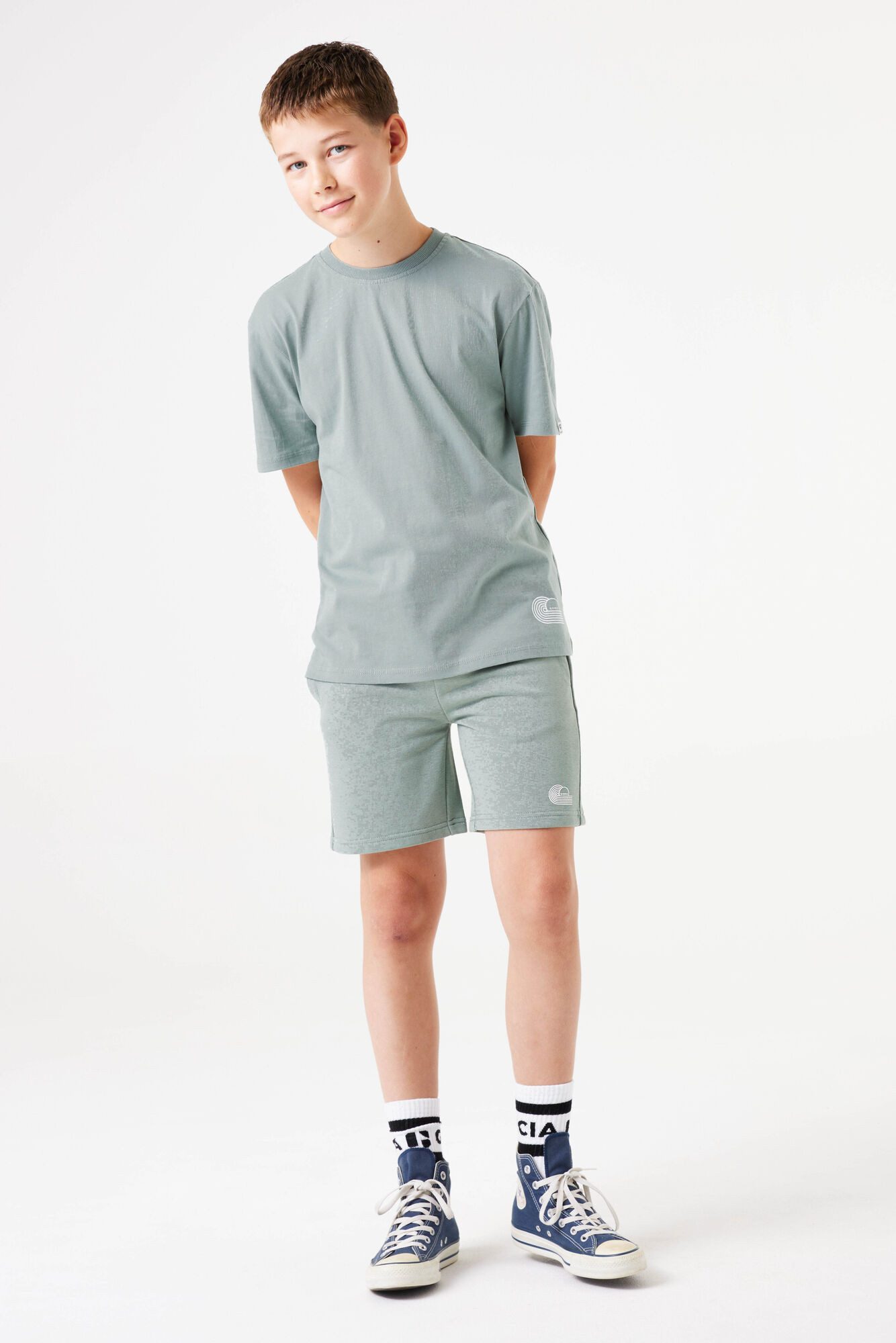 Garcia Bermudas mit Logo Print for BOYS