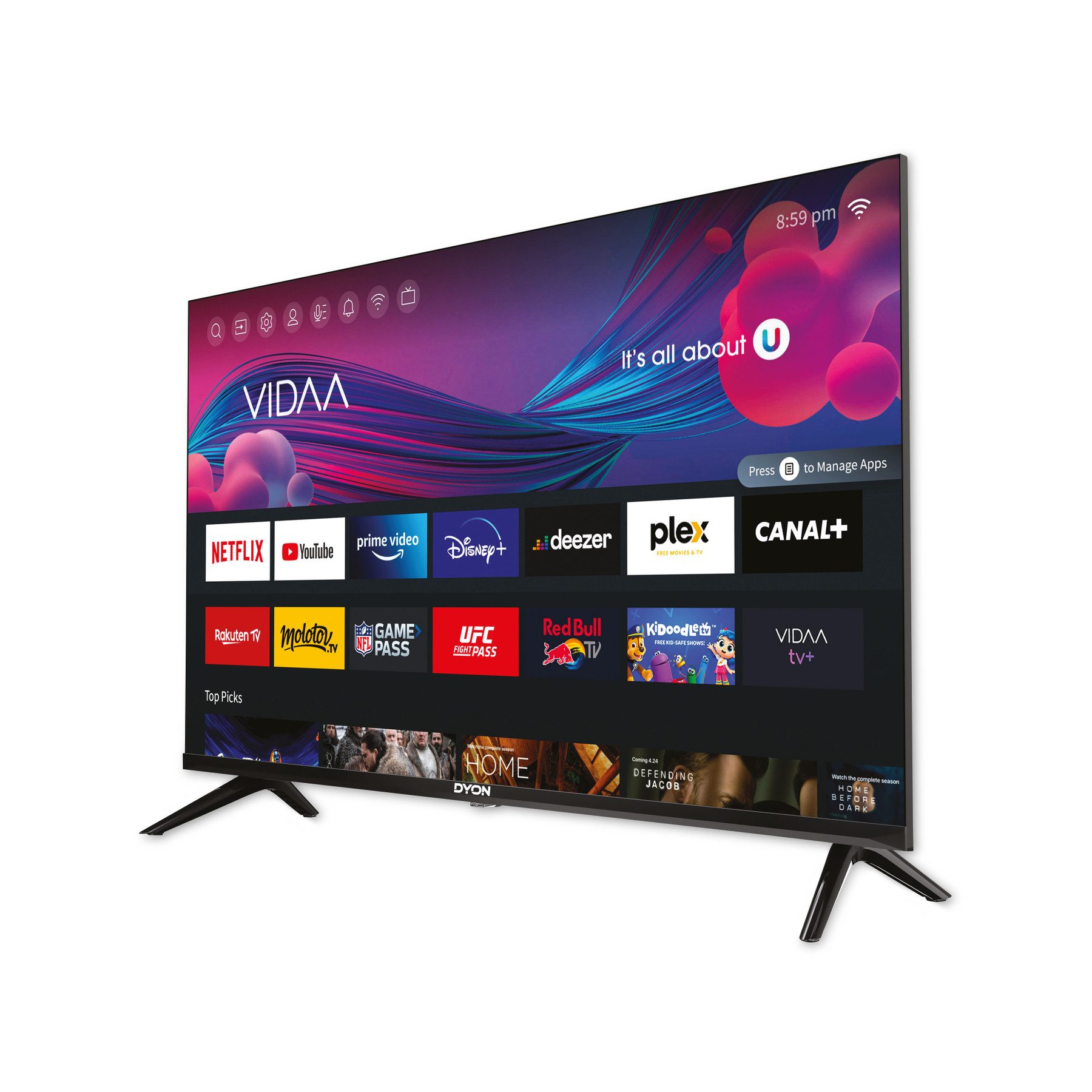 Dyon D800214 LED-Fernseher  ! RABATT: 44.94%