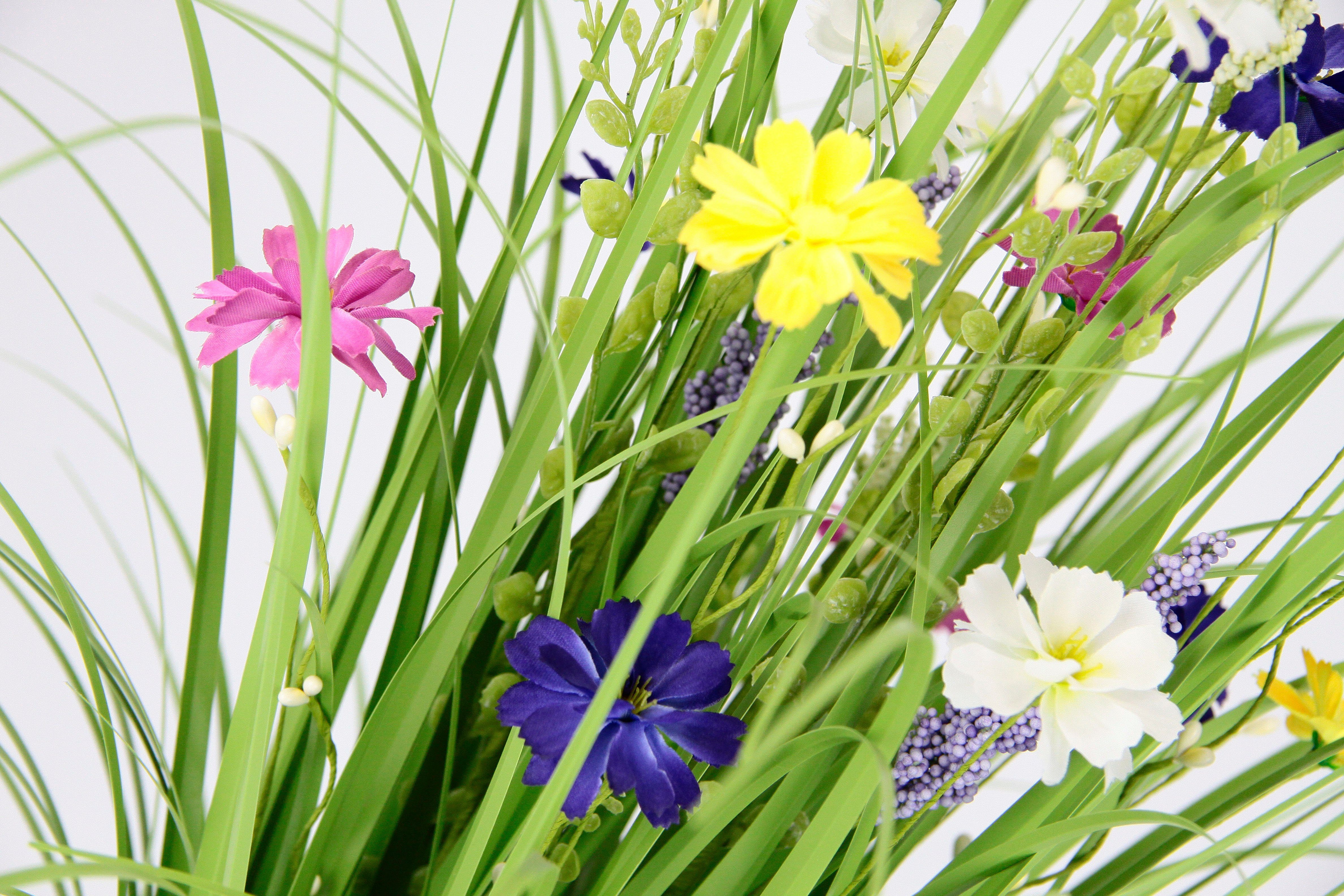 Kunstgras Mit Cosmeablüten, I.GE.A., Höhe 68 günstig online kaufen