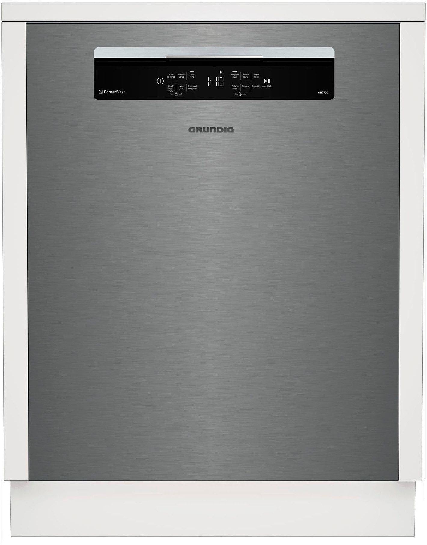 Grundig Unterbaugeschirrspüler, GNUP4510XCW 7696701677, 14 Maßgedecke