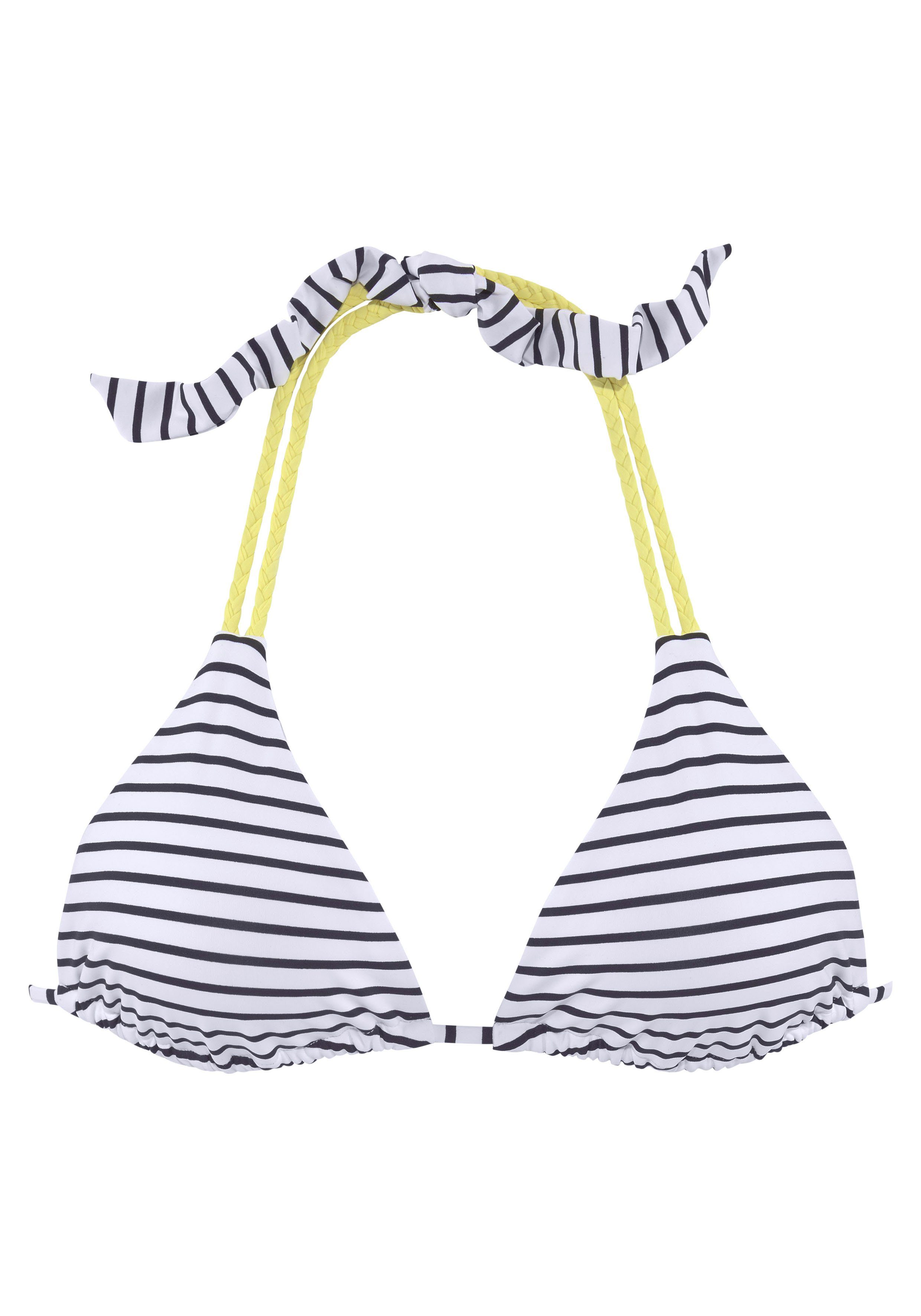 Venice Beach Triangel-Bikini-Top Camie, mit geflochtenen günstig online kaufen