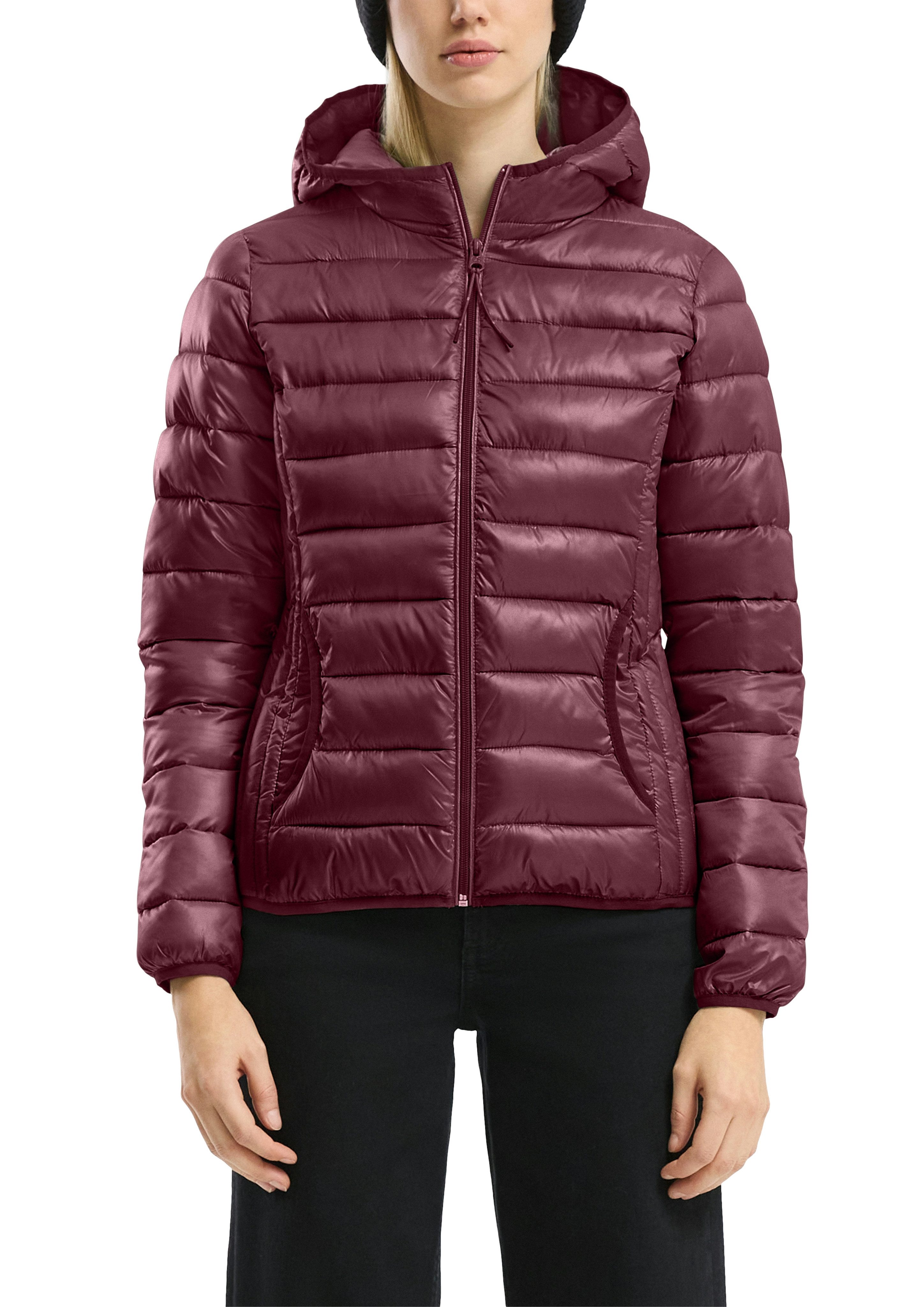 QS Outdoorjacke mit Kapuze günstig online kaufen
