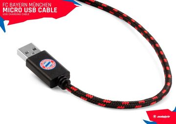 Snakebyte FC Bayern München Micro USB Ladekabel Stromkabel, (3 cm)