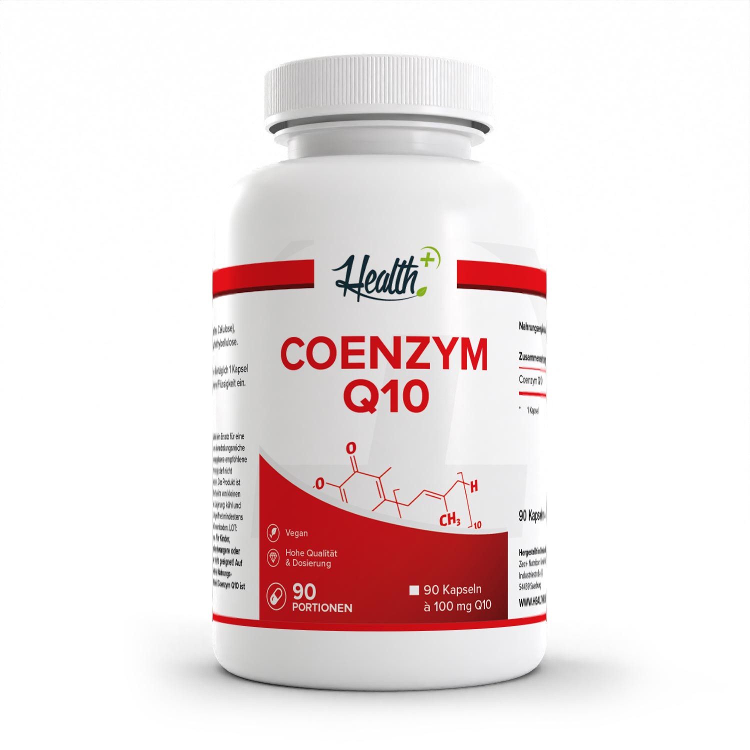Zec+ Nutrition HEALTH+ COENZYM Q10, 90 Kapseln Kapsel