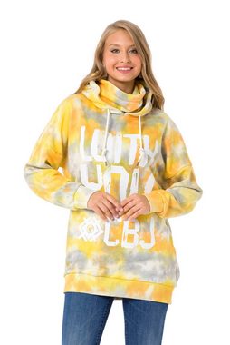 Cipo & Baxx Kapuzensweatshirt mit coolem Markenprint