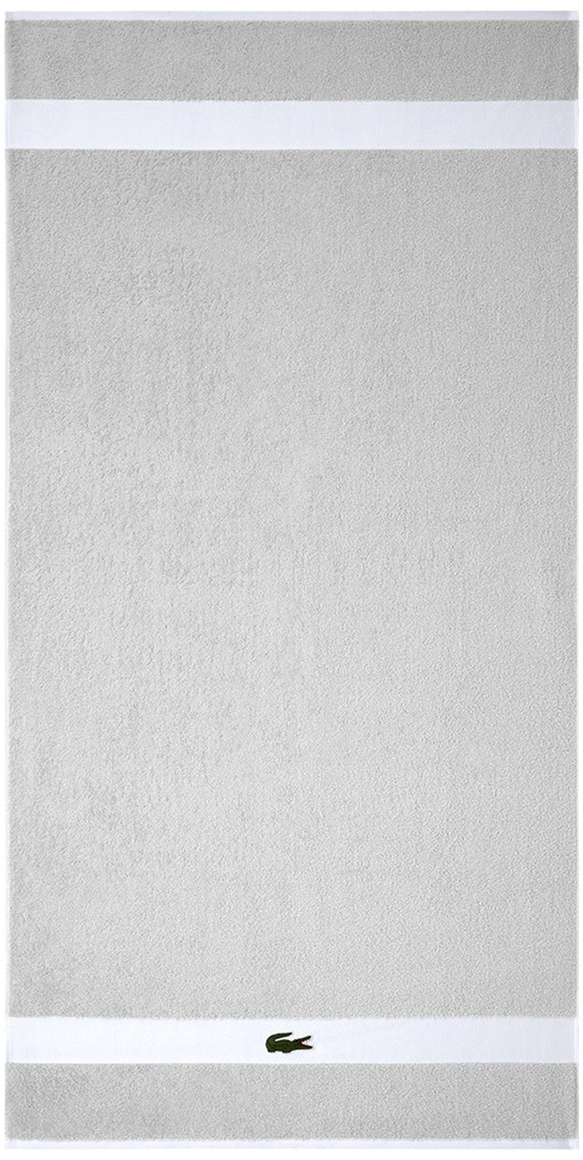 Lacoste Duschtuch LCASUAL, Frottier (1-St), mit Label-Applikationen und Bordüre