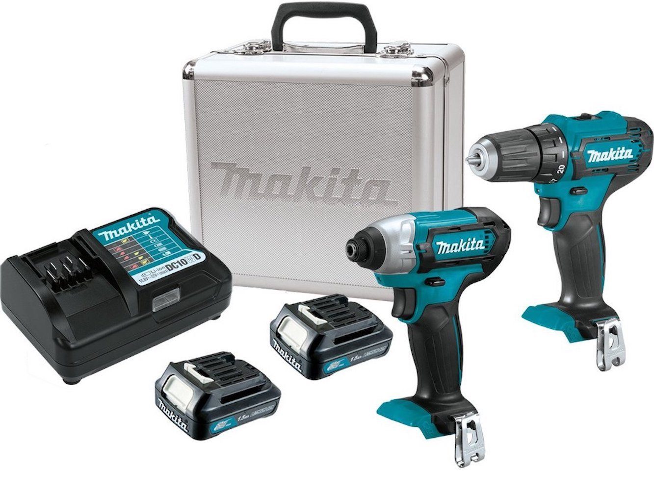 Makita Bohrmaschine »Makita COMBO WerkzeugSET 12V DF333D + TD110D (2x1