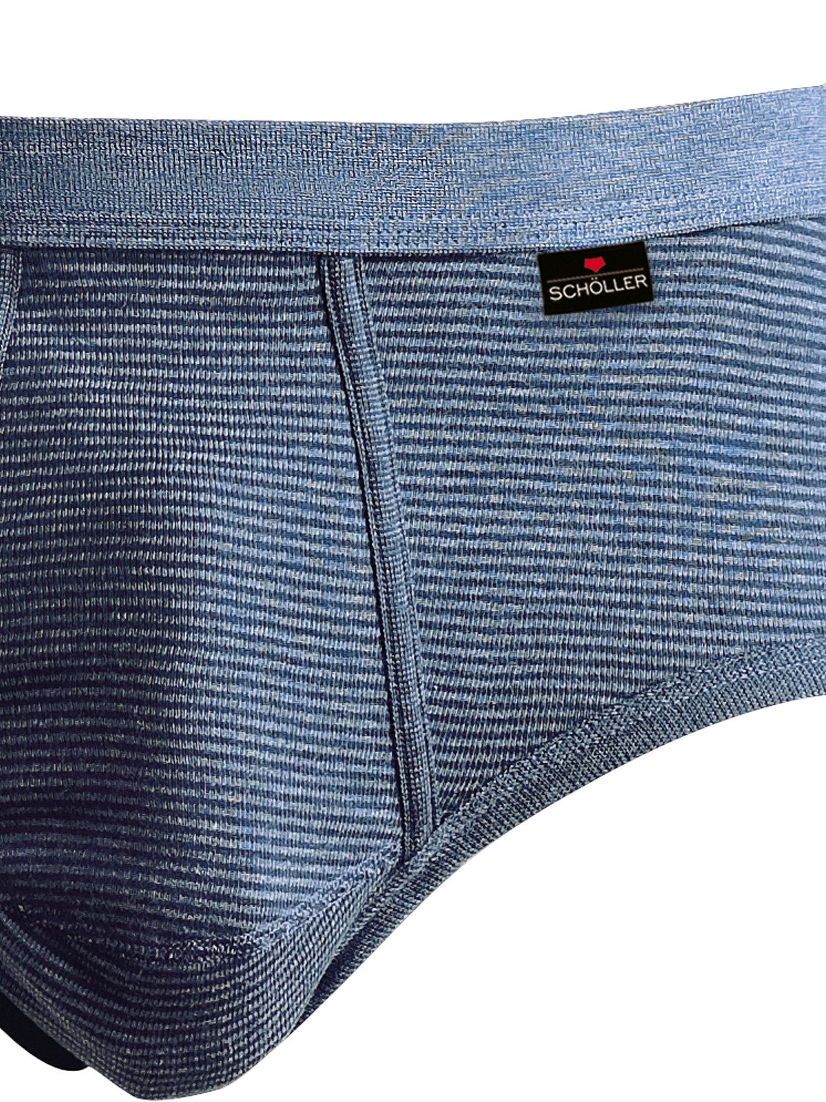 Schöller Slip 5er Pack Herren Slip mit Eingriff Funktionswäsche (Packung, 5-St) mit eingriff