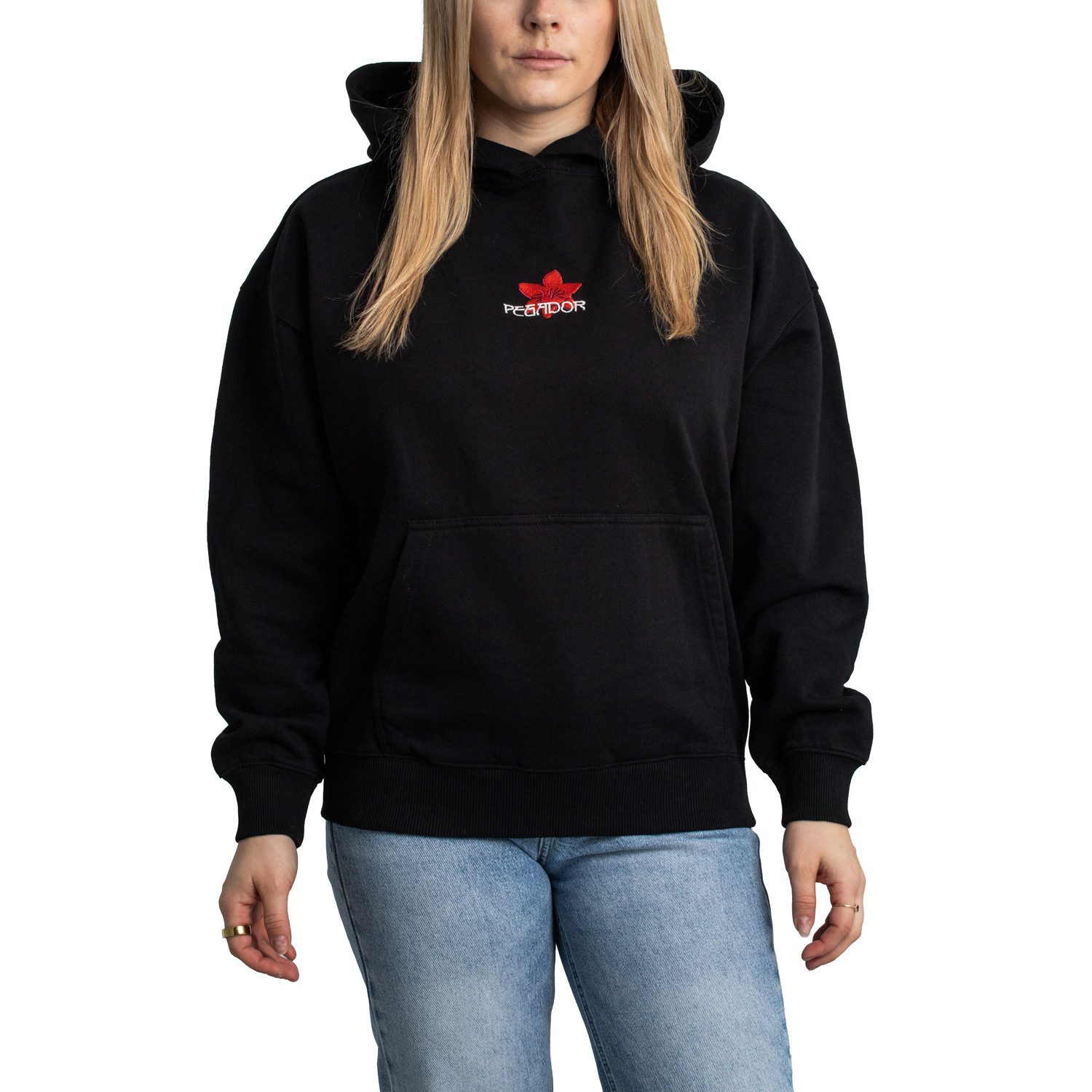 PEGADOR Hoodie Pegador Modra Oversized Hoodie