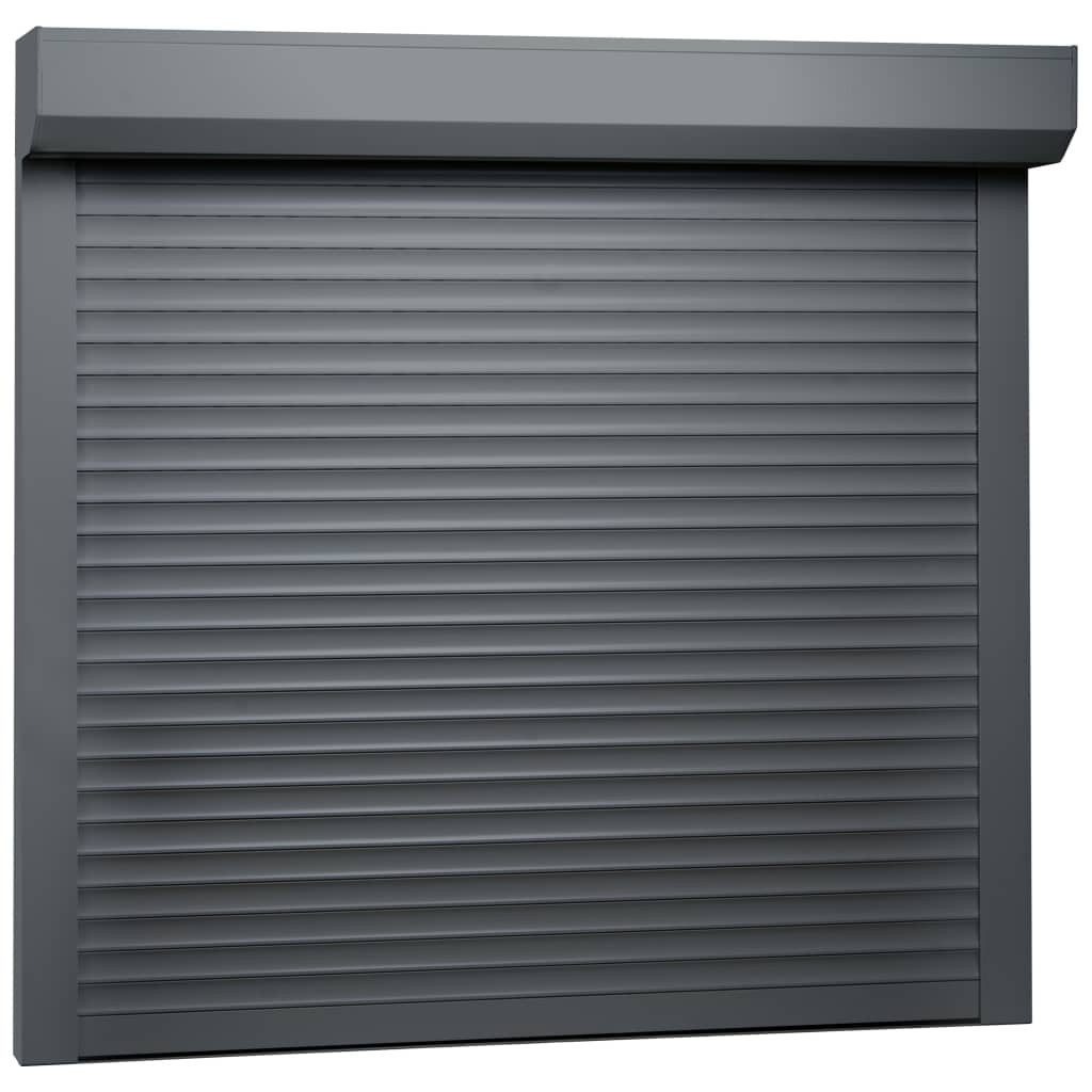 vidaXL Jalousie Rollladen Aluminium 160 x 150 cm Anthrazit