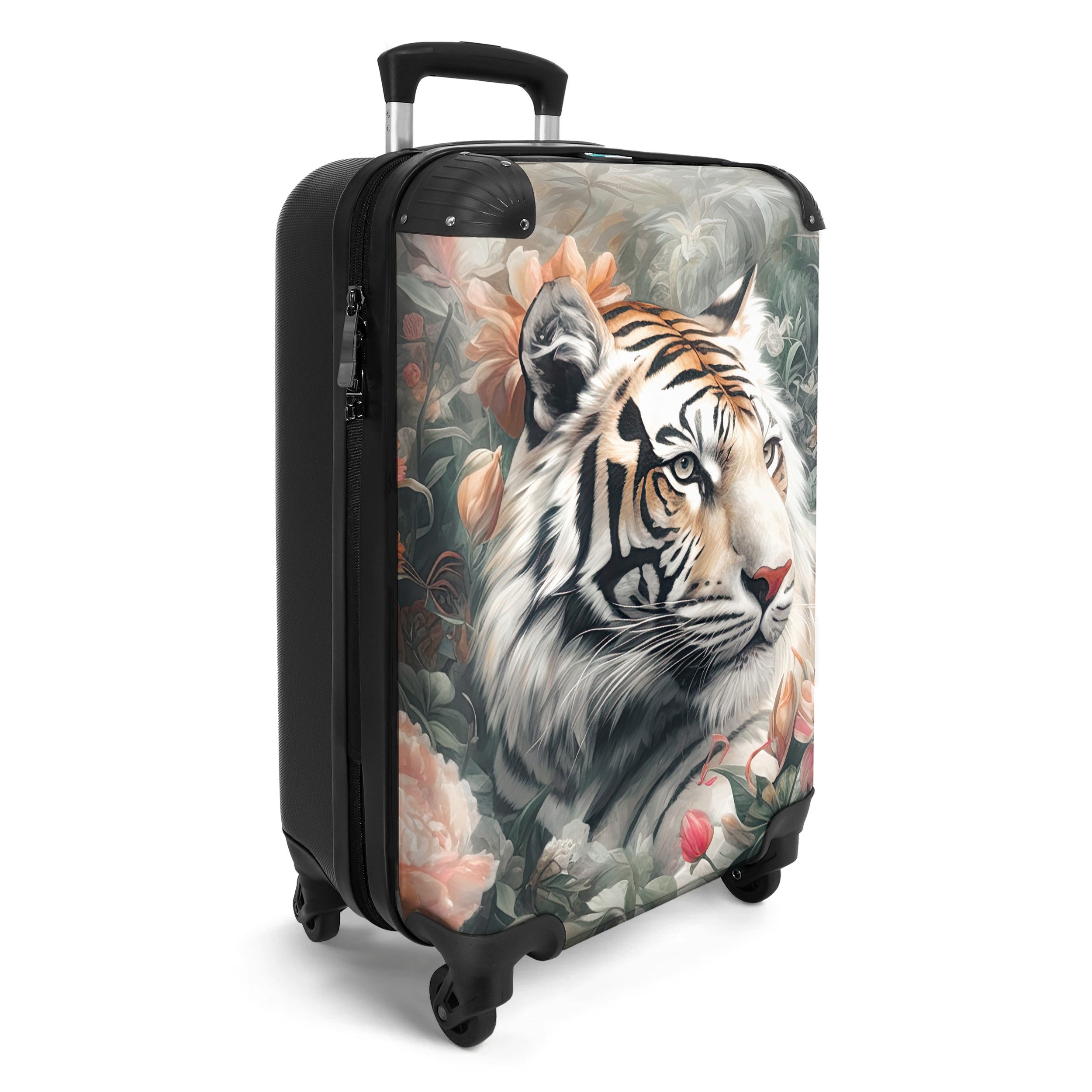 NoBoringSuitcases.com© Hartschalen-Trolley Tiger - Wildtiere - günstig online kaufen
