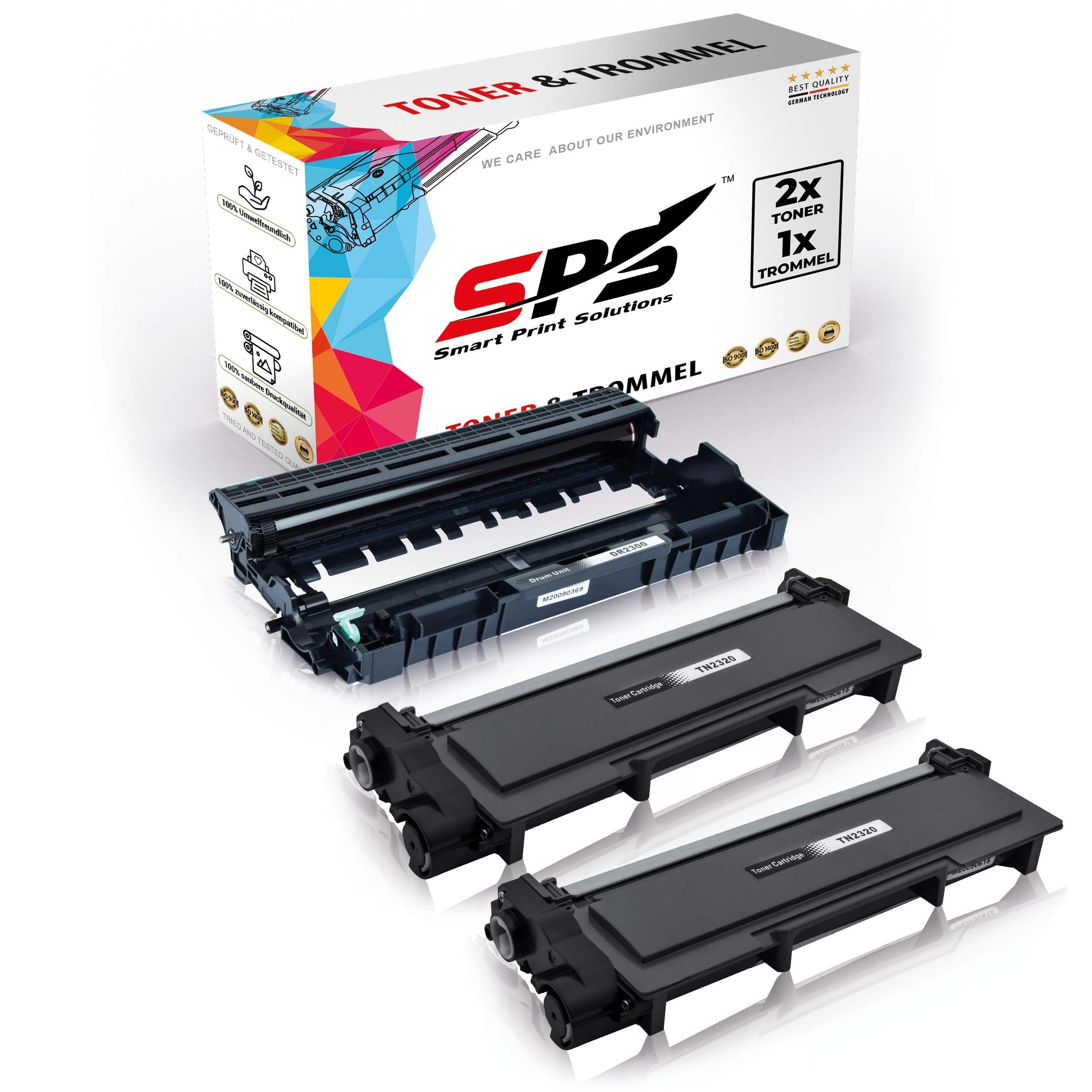SPS DCP-L2520 für (3er DR-2300 Pack) Kompatibel Tonerkartusche TN-2320, Brother