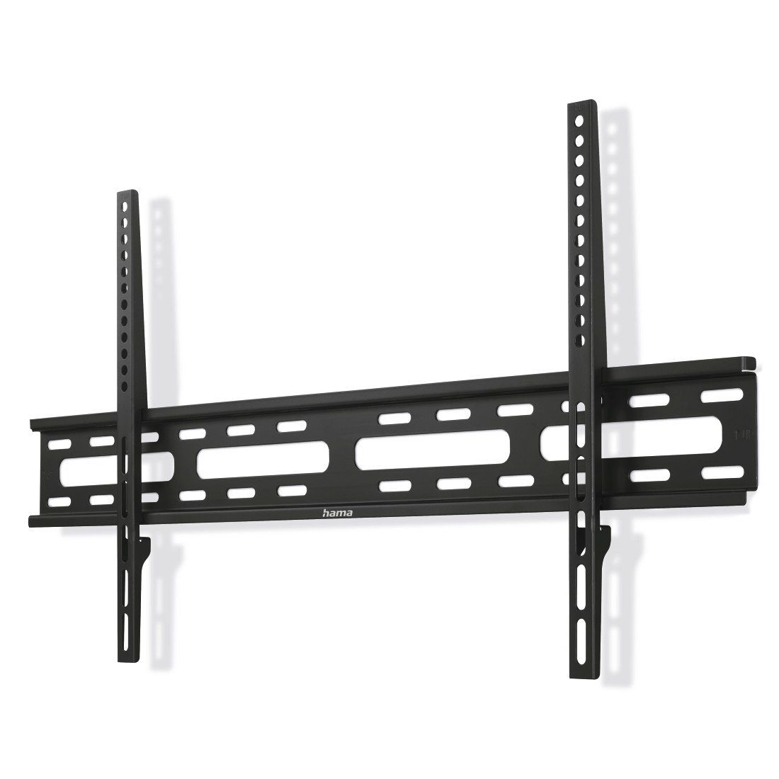 Hama TV-Wandhalterung TV-Halterung, flach, starr, 94-229cm (37-90), 43", 50", 55", 65", 75", (bis 90 Zoll)