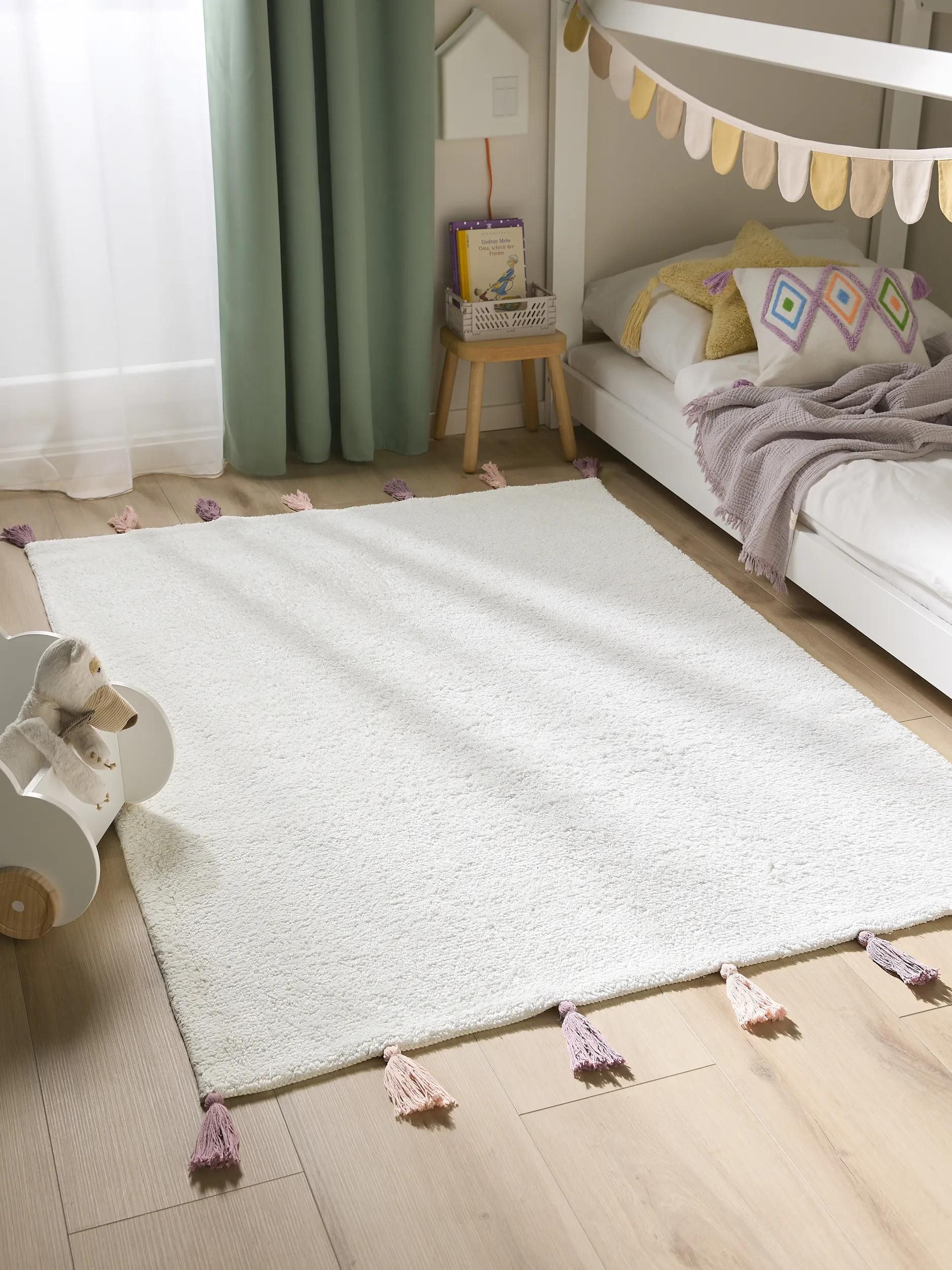 benuta Kinderteppich Malu, rechteckig, Höhe: 6 mm, Kunstfaser, Berber, Ethno-Style, Wohnzimmer
