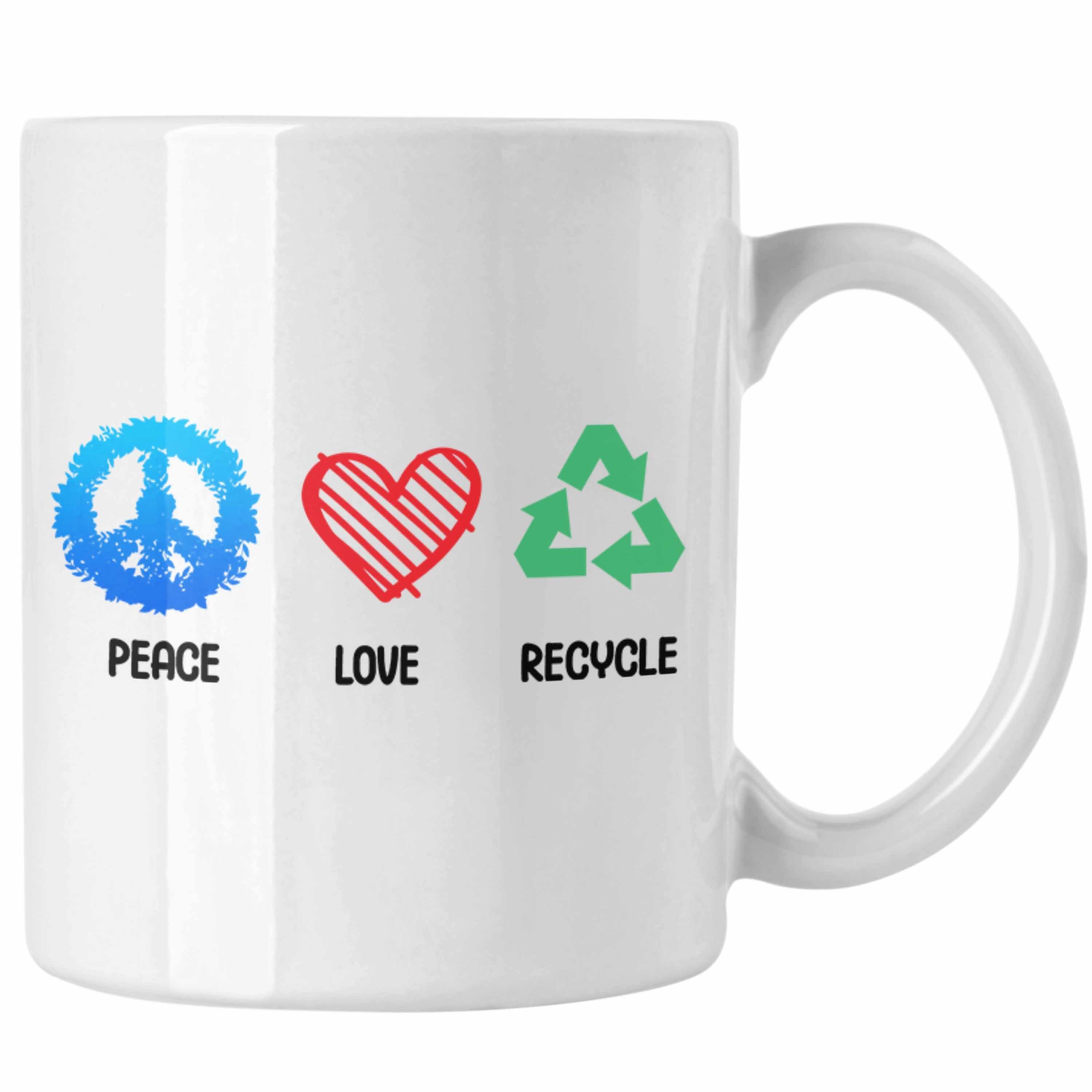 Aktivisten Recyceln Tasse Tasse Welt Trendation Weiss Umwelt Generation Retten Geschenk