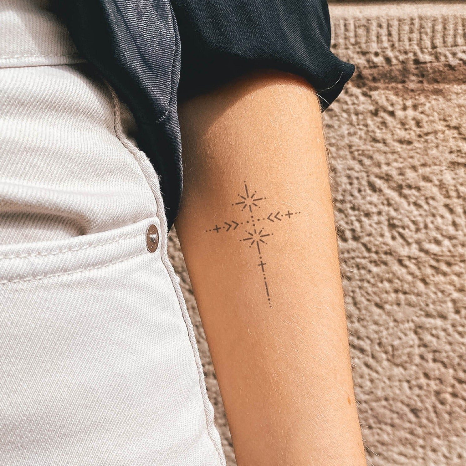 Inkster Schmuck-Tattoo Inkster temporäres Tattoo, Vegane & EU-Kosmetikzertifizierte Farbe