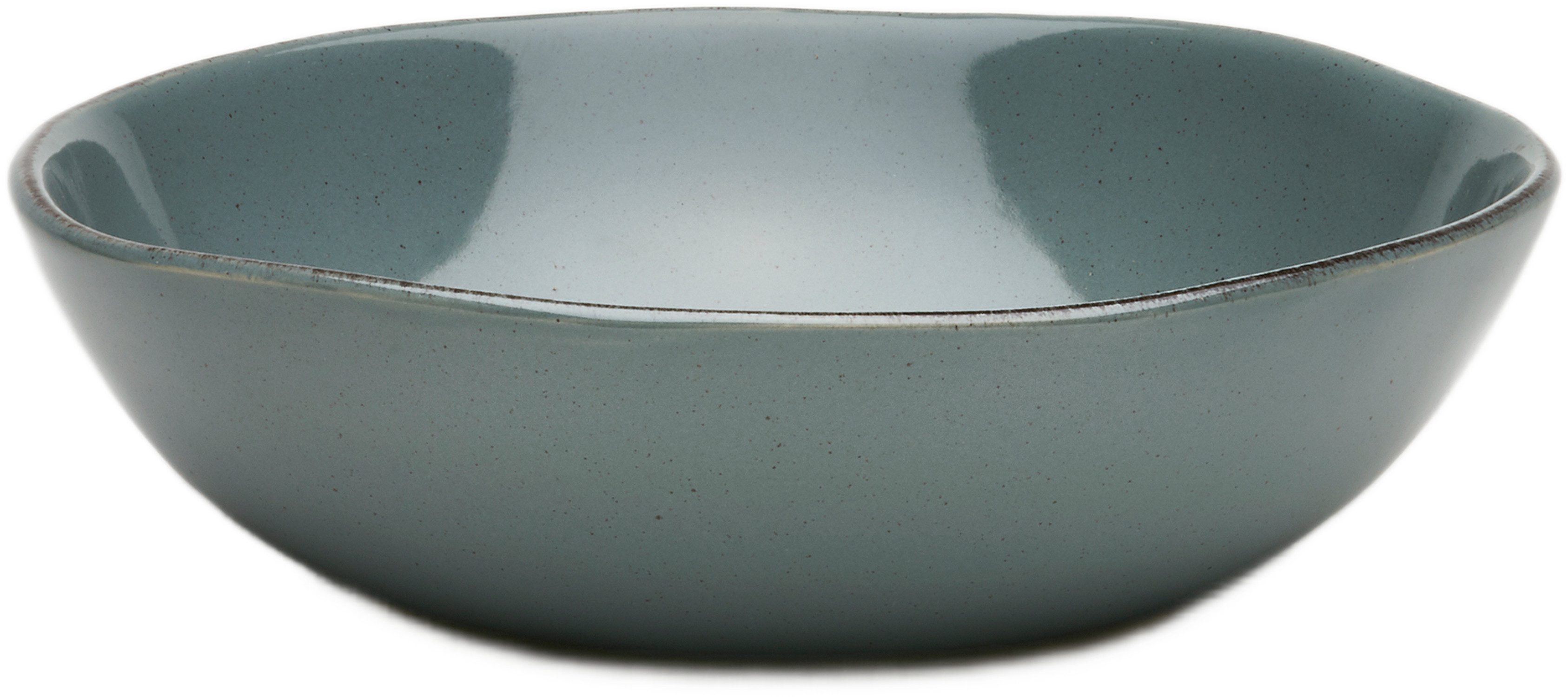 van Well Pastateller Urban, tiefer Teller 19 cm, 6 Stück, (6 St), Teller Set, spülmaschinen- und mikrowellengeeignet