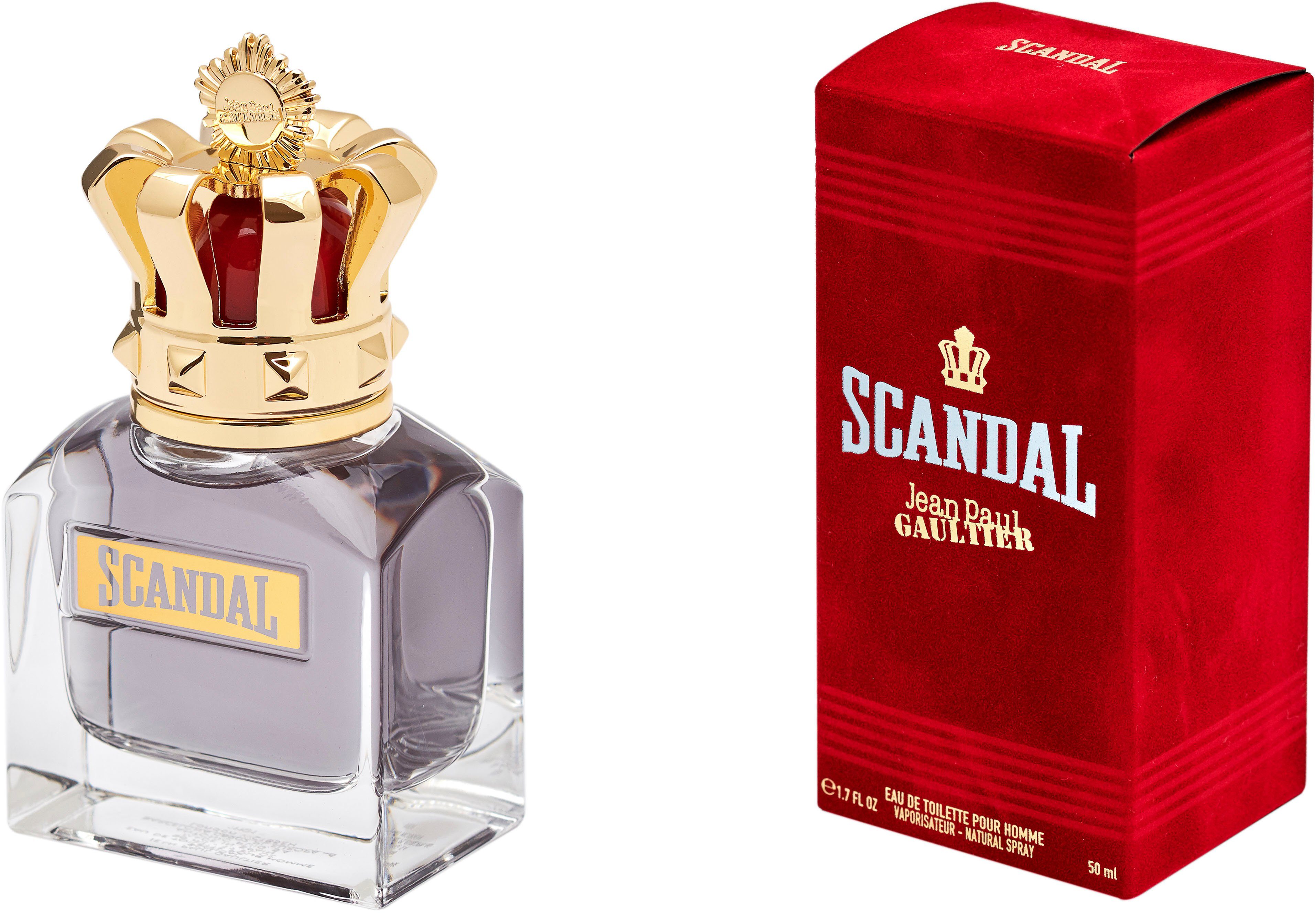 JEAN PAUL GAULTIER Eau de Toilette Scandal Pour Homme, mit holziger Note