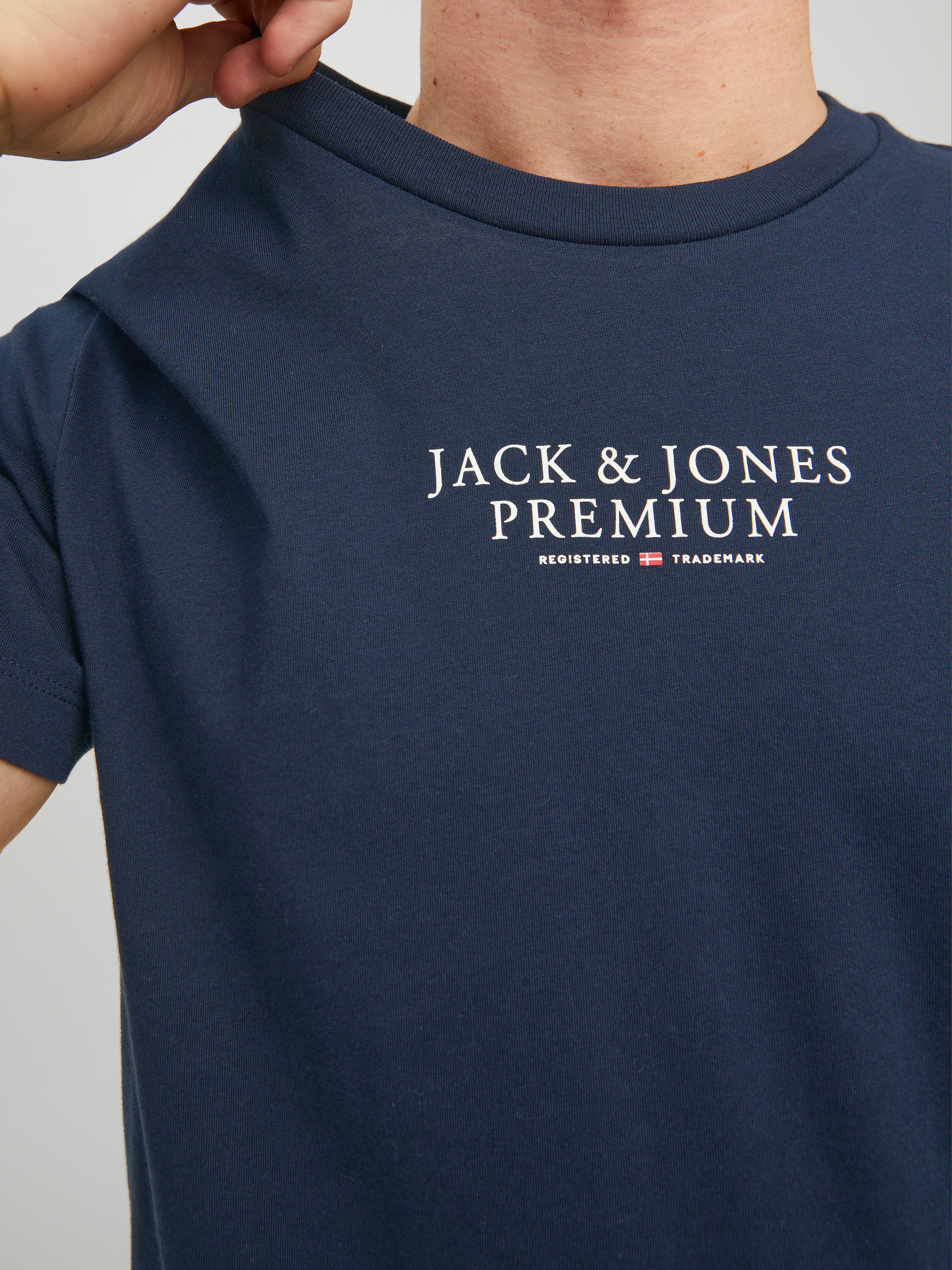 Jack & Jones T-Shirt BLUARCHIE TEE mit Logo Print