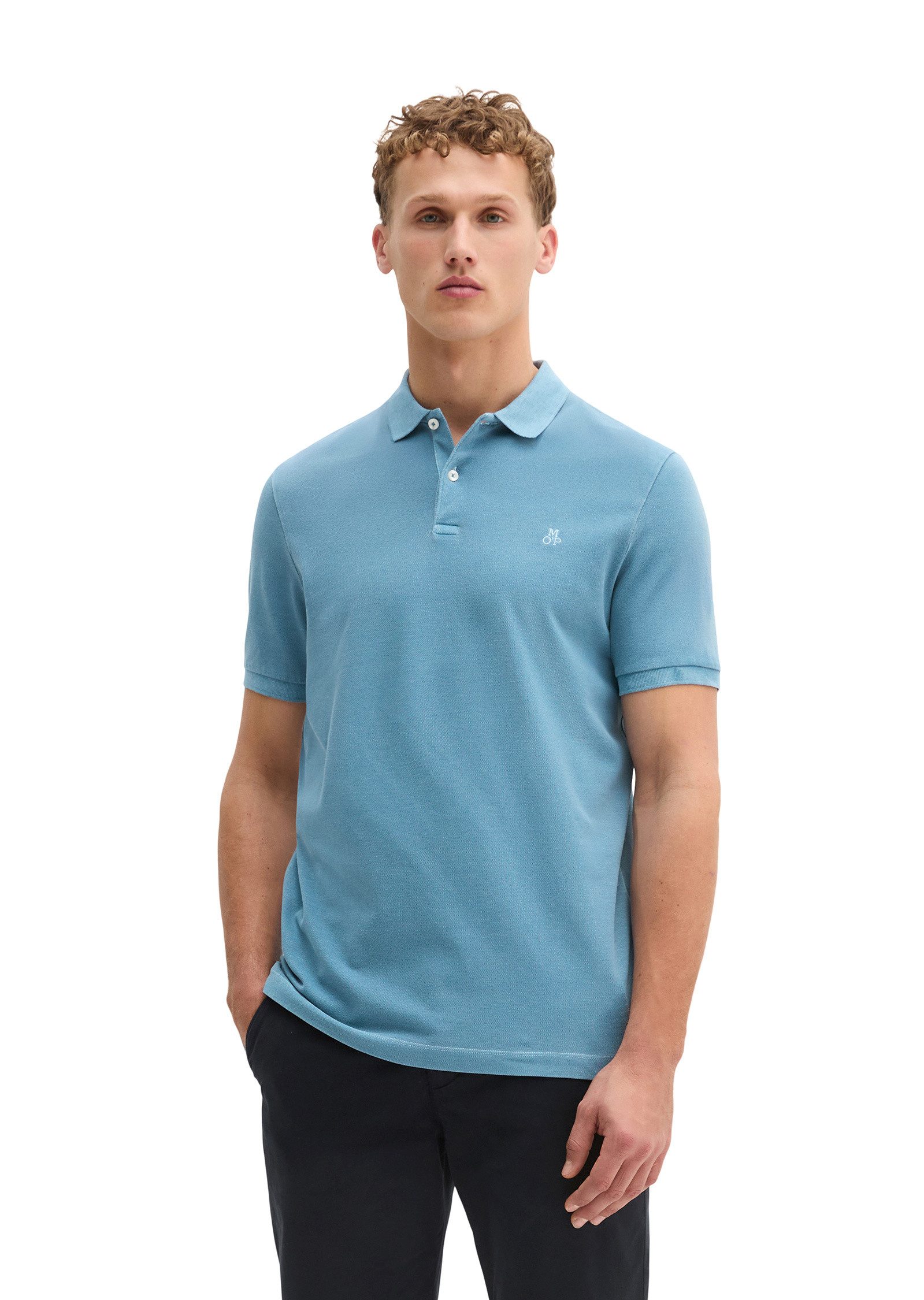 Marc O'Polo Poloshirt aus Organic Cotton-Stretch