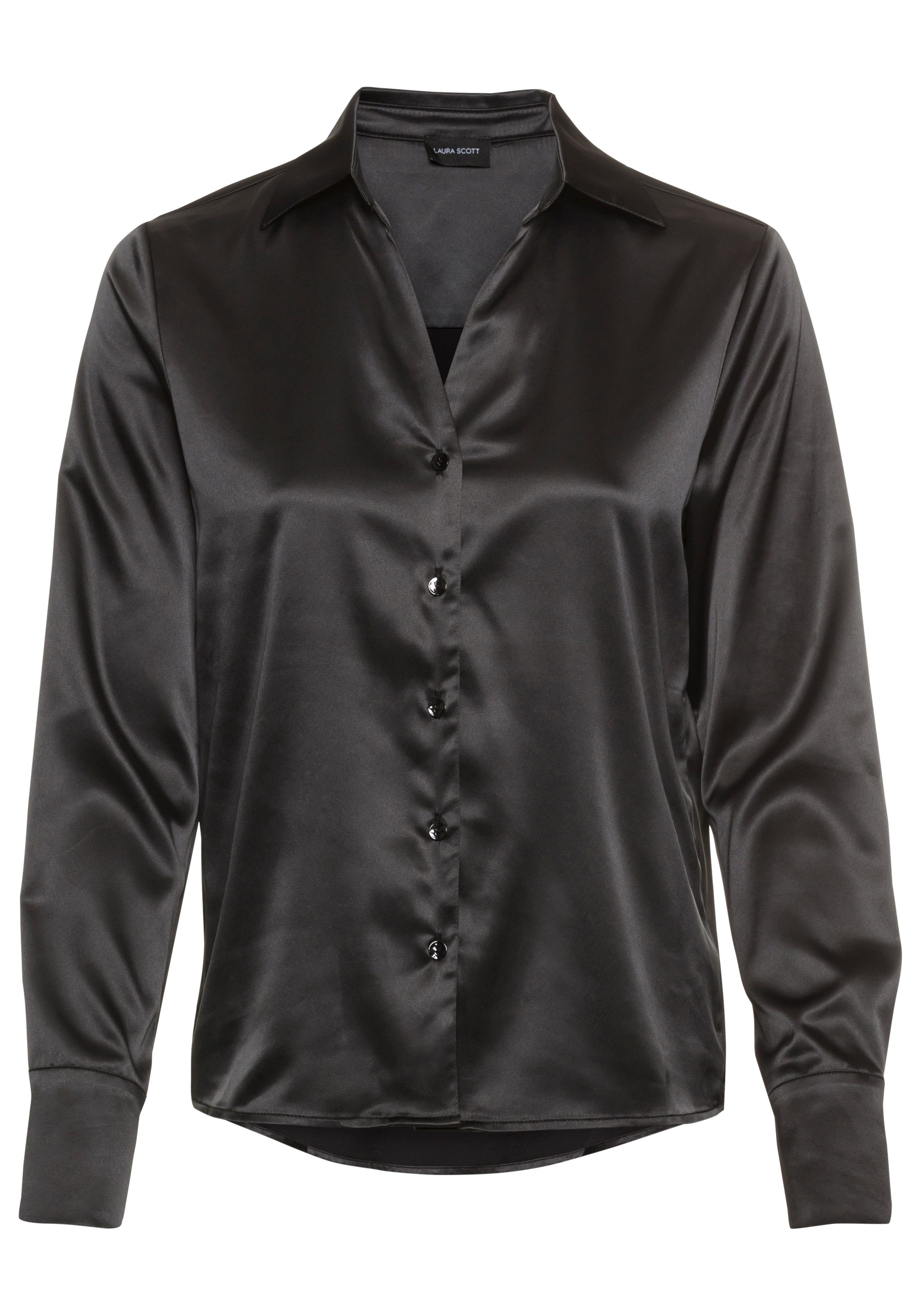 Satinbluse