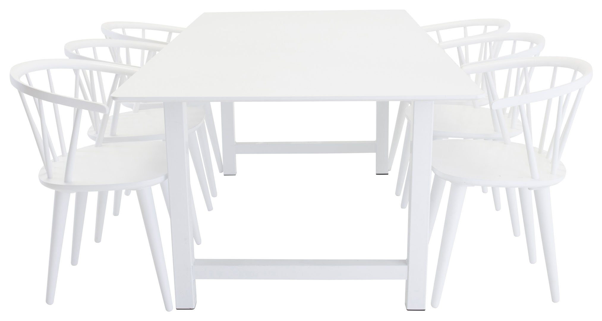 ebuy24 Essgruppe CountWH Essgruppe Esstisch weiß und 6 Bullerbyn Es, (7-tlg). Reduzierter Preis € 1.139,95. Unverbindliche Preisempfehlung € 1.899,95