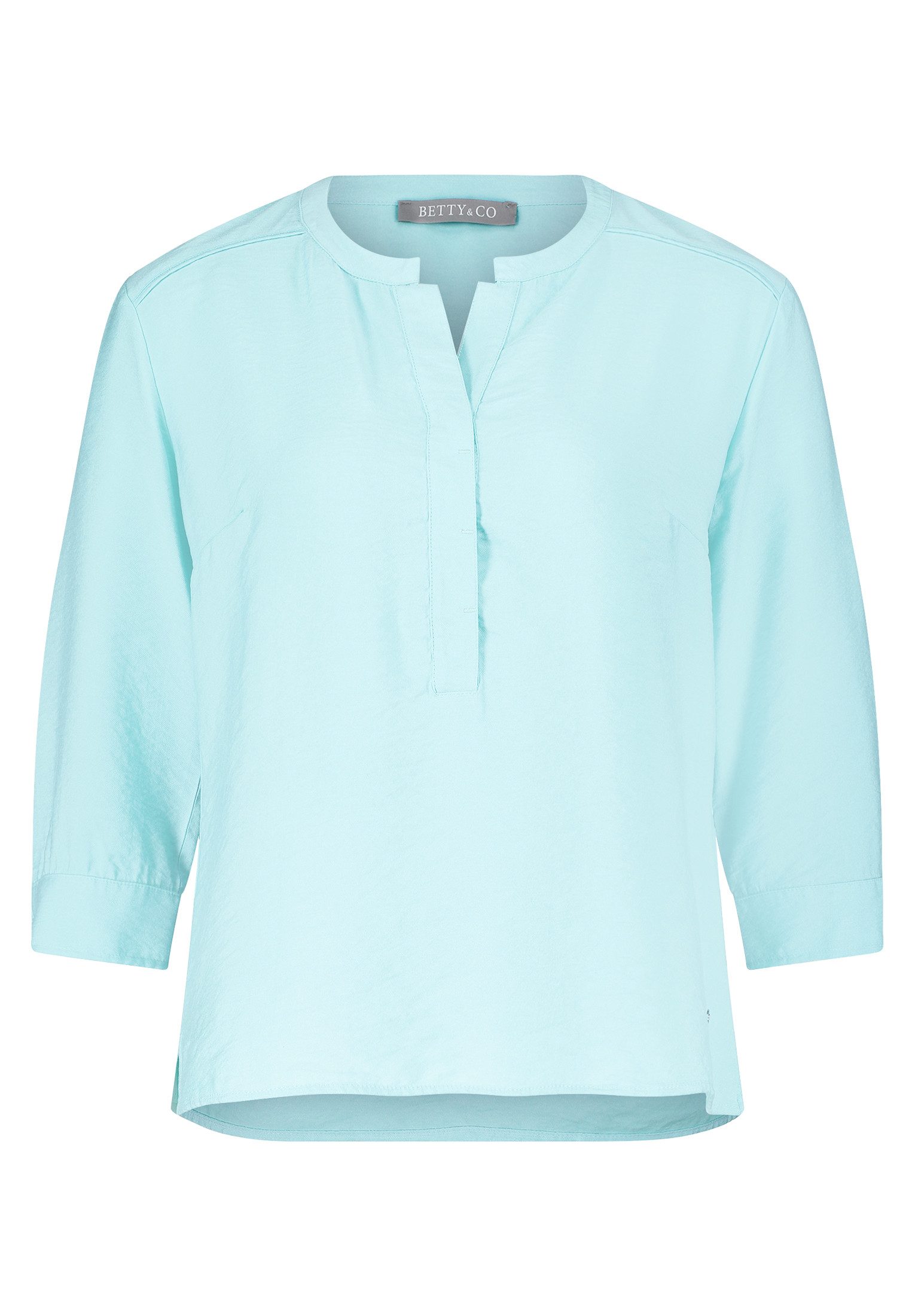Betty&Co Klassische Bluse Bluse Kurz 3/4 Arm