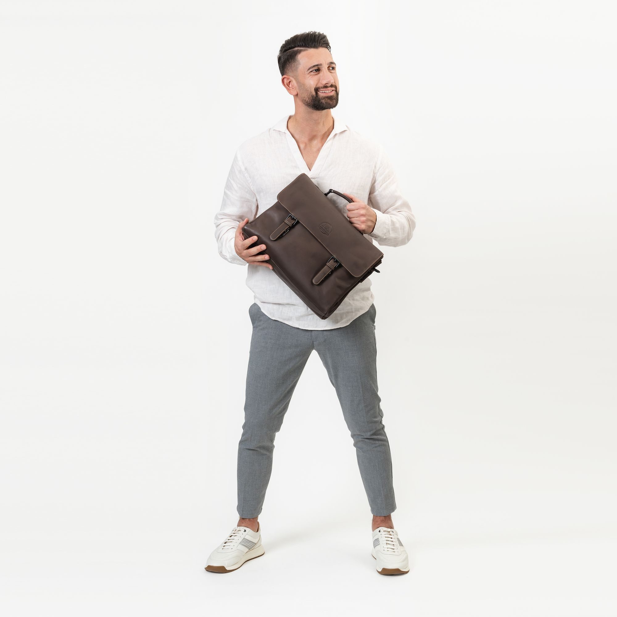 Farmhood Aktentasche Nashville, Leder günstig online kaufen
