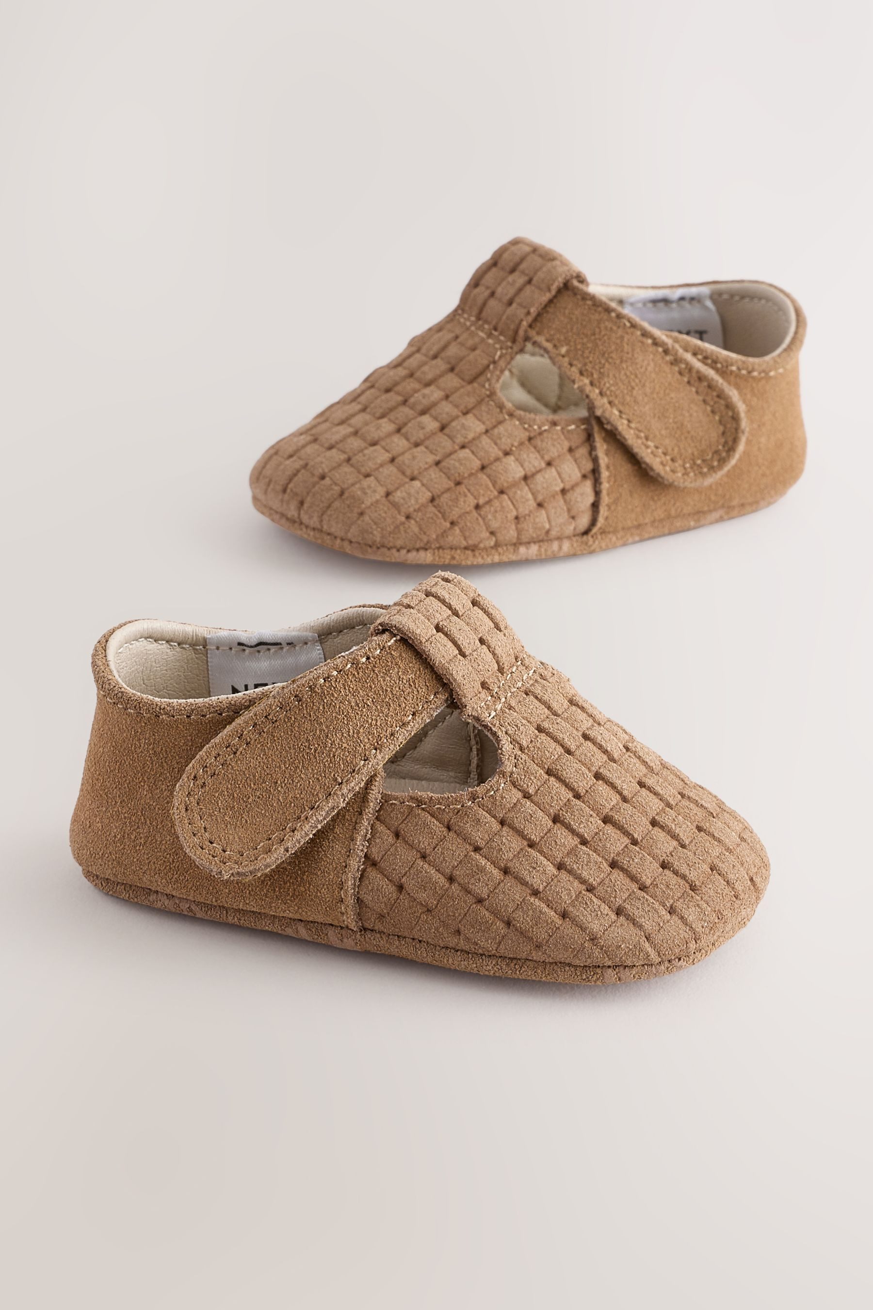 Next Baby Kinderwagenschuhe aus Leder mit T-Steg Babystiefel (1-tlg)