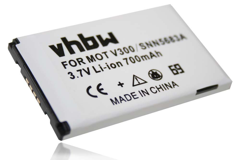vhbw kompatibel mit Motorola V60i, V635, V600, V620 Smartphone-Akku Li-Ion 700 mAh (3,7 V)