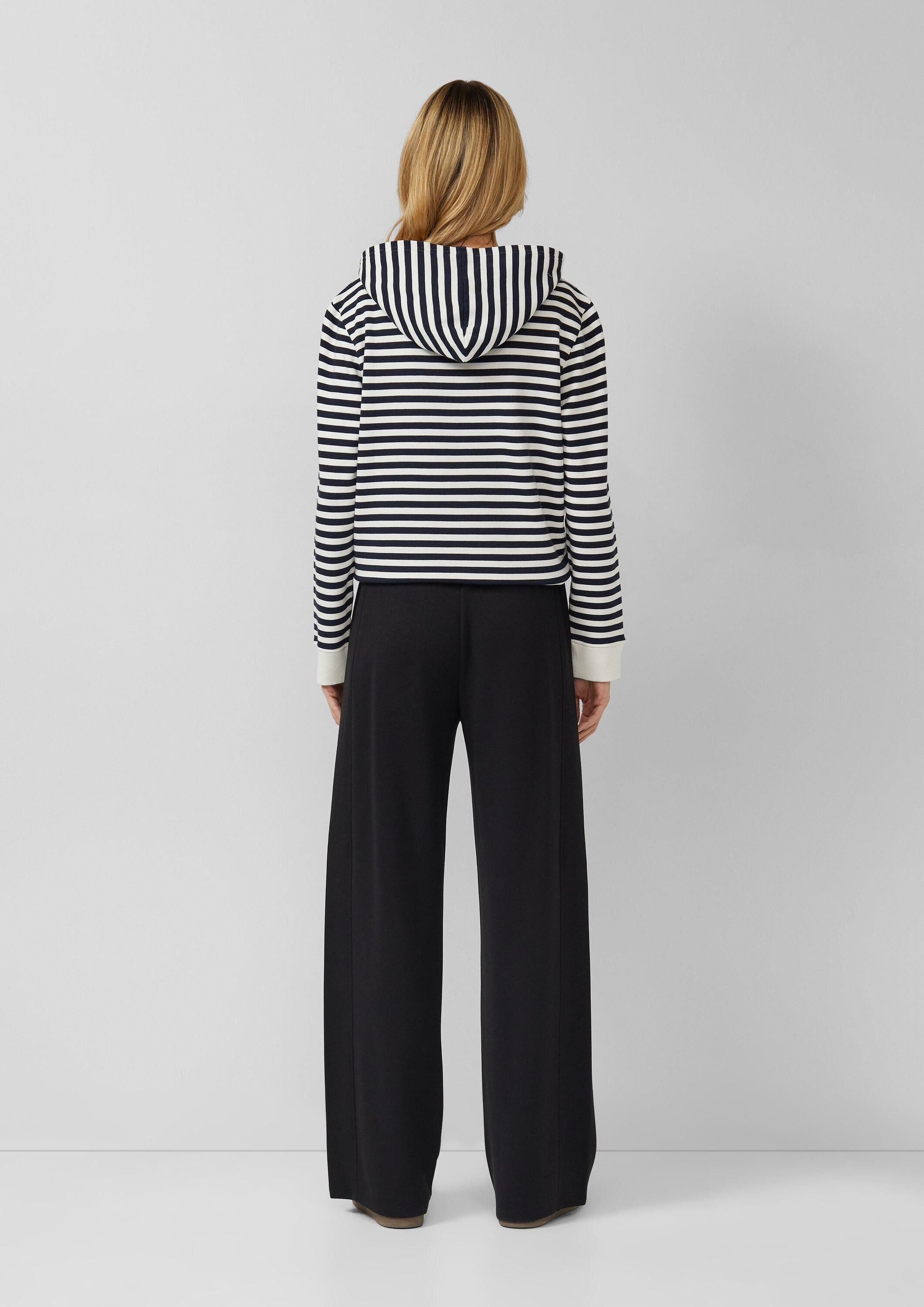 s.Oliver Chinos Hose High Rise Hose aus Viskosemix mit Wide Leg