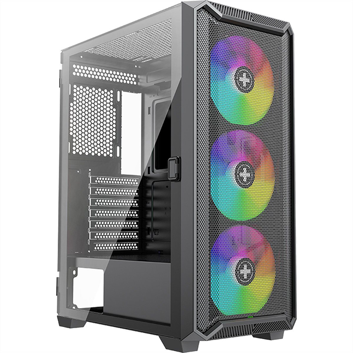 Xilence PC-Gehäuse Xilent Blade II X613 RGB Gaming PC Gehäuse, RGB ATX Midi Tower