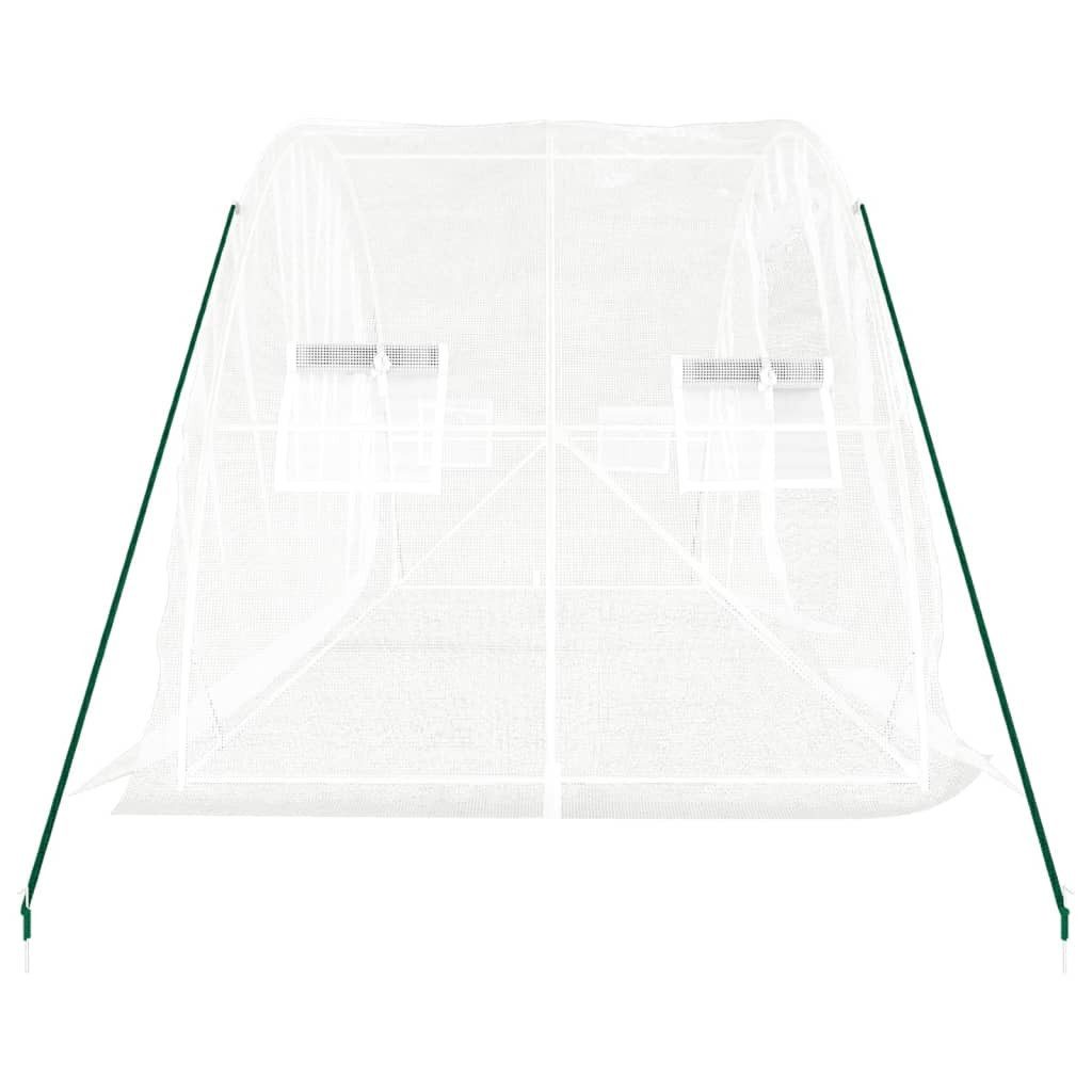 vidaXL Gewächshaus Gewächshaus mit Sta...