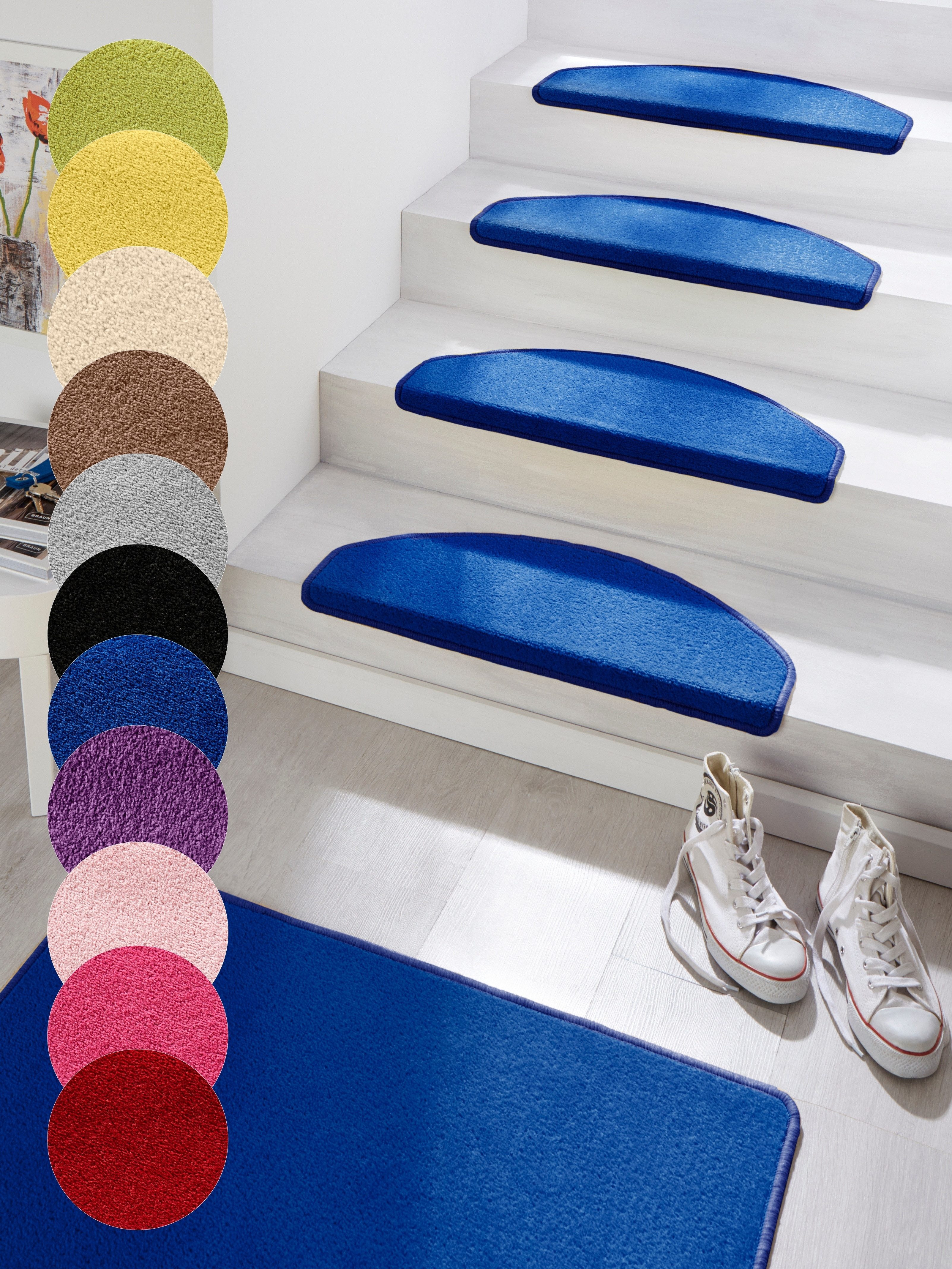 HANSE Home Stufenmatte Fancy, halbrund, Höhe: günstig online kaufen