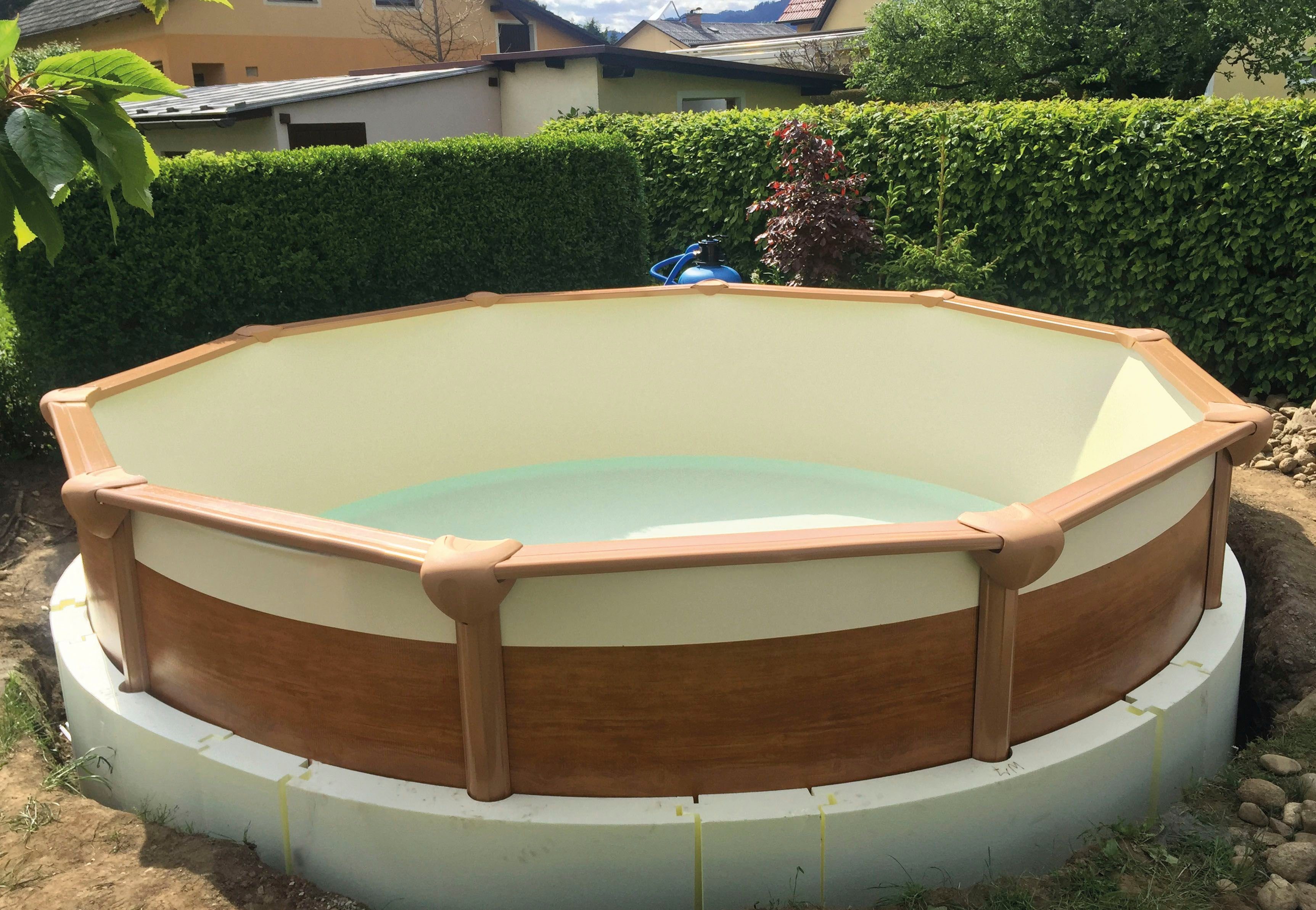 KWAD Poolwandisolierung Pool Protector T60, (10-St), für Rundbecken ØxH: 360x132 cm