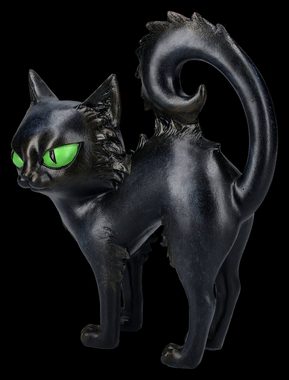 Figuren Shop GmbH Dekofigur Katzen Figur - Hell Kitty ist aufgeregt - Fantasy Katzenfigur Deko