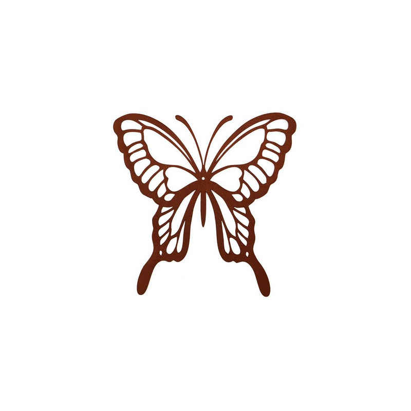 UNUS GARDEN Gartenfigur Baumstecker Schmetterling in Rostoptik, (1 St)