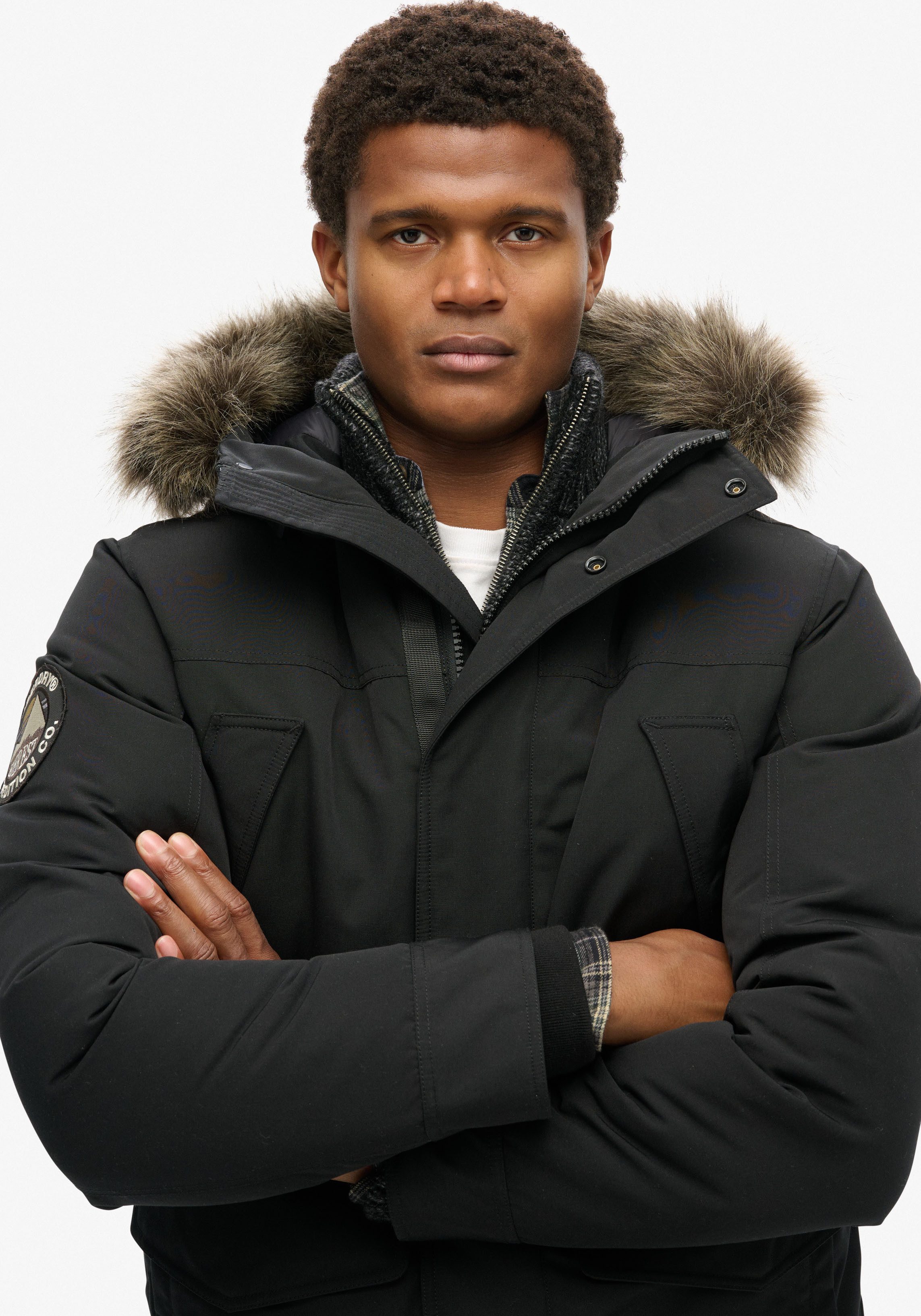 Superdry Parka EVEREST FAUX FUR PARKA günstig online kaufen