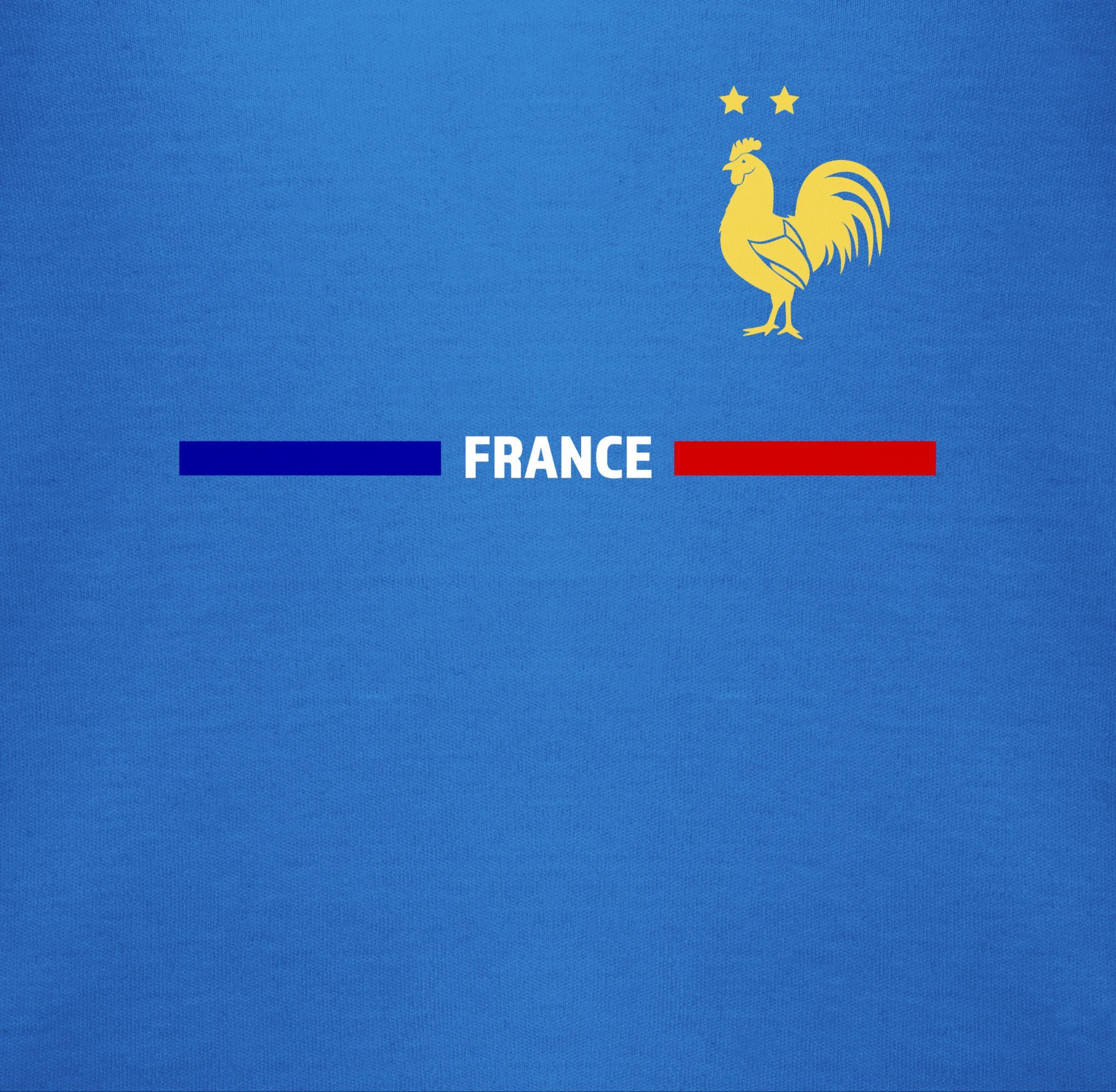 Shirtracer Shirtbody Frankreich Trikot Wappen, France mit Stolz, Französisches Fan-Motiv 2026 Fussball WM Fanartikel Baby