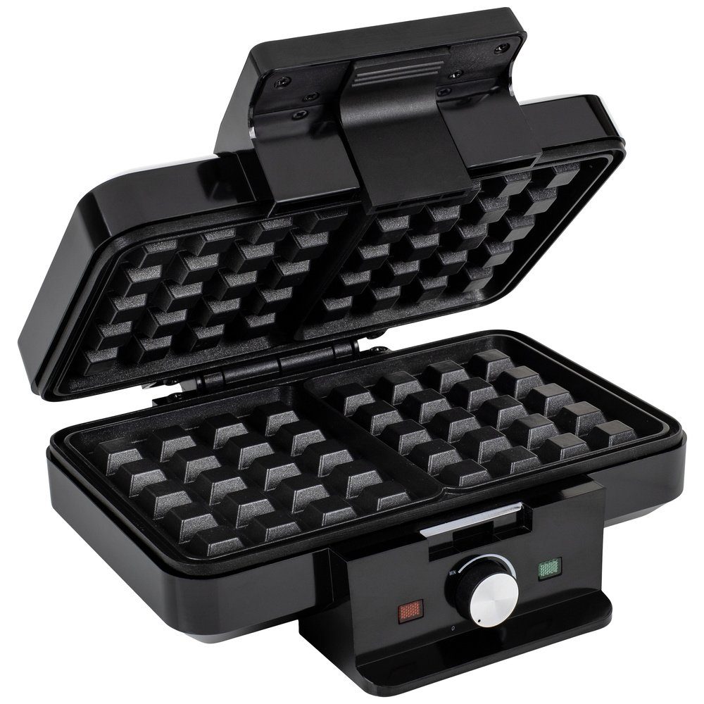 Tristar Waffeleisen WF-1165 Waffeleisen stufenloser Temperaturregler Schwarz