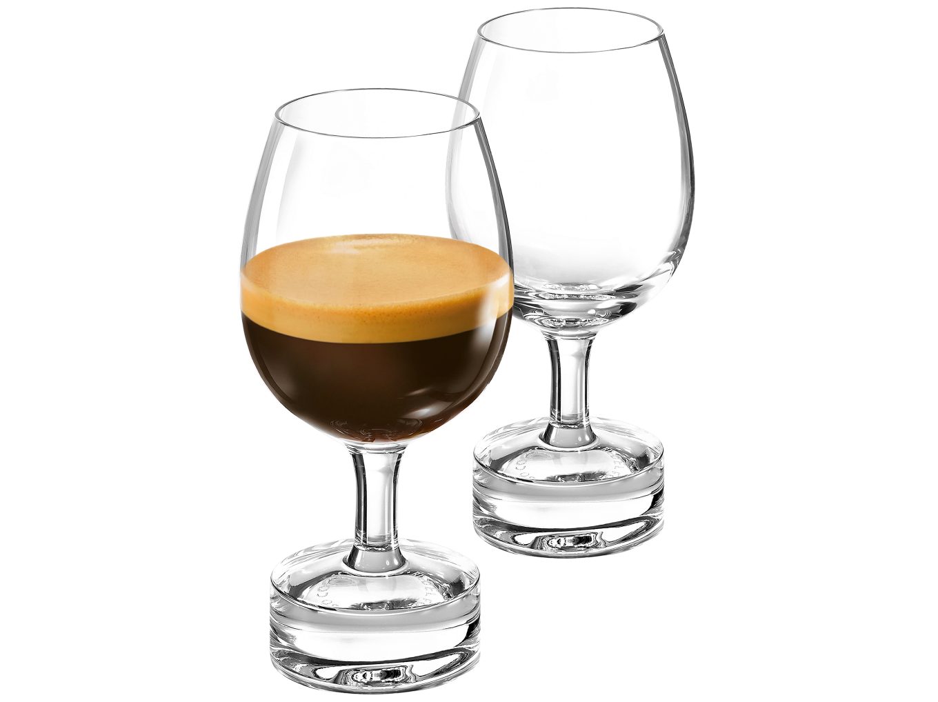 NESPRESSO Espressoglas Nespresso Tasting Glas (wie Whisky) für Reveal Espresso Mild 2x Glass
