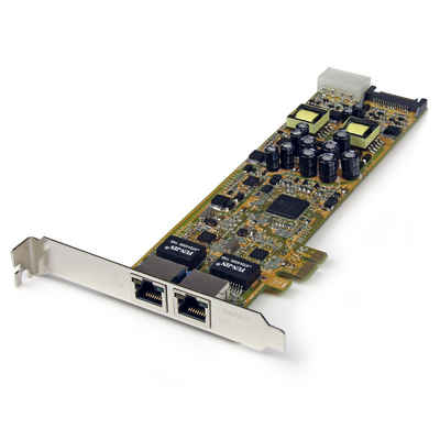 Startech.com STARTECH.COM Dual Port PCI Express Gigabit Netzwerkkarte - 2 Port RJ45 Netzwerk-Adapter
