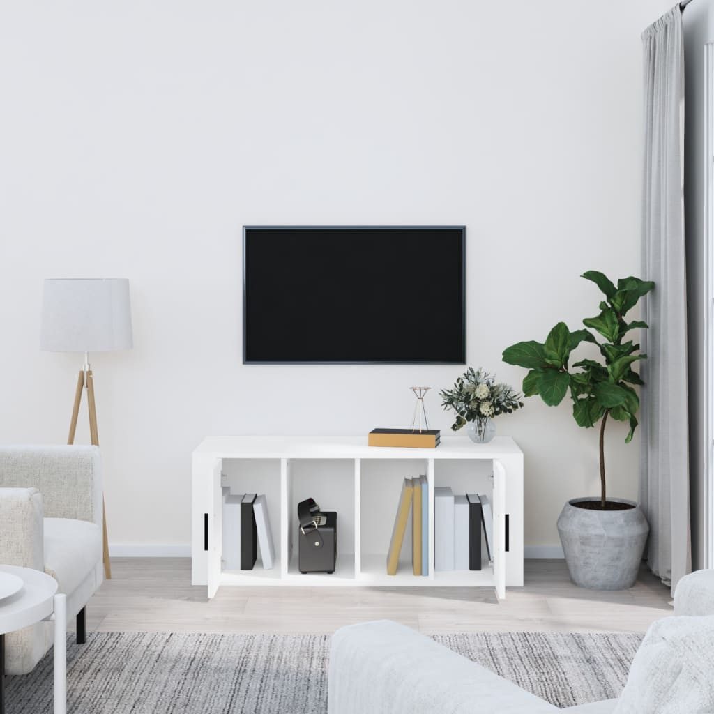 vidaXL TV-Schrank TV-Schrank Weiß 100x35x40 cm günstig online kaufen