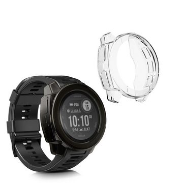 kwmobile Smartwatch-Hülle 2x Schutzhülle für Garmin Instinct 2 Solar / Instinct 2, Fitness Tracker Gehäuse Hülle klar