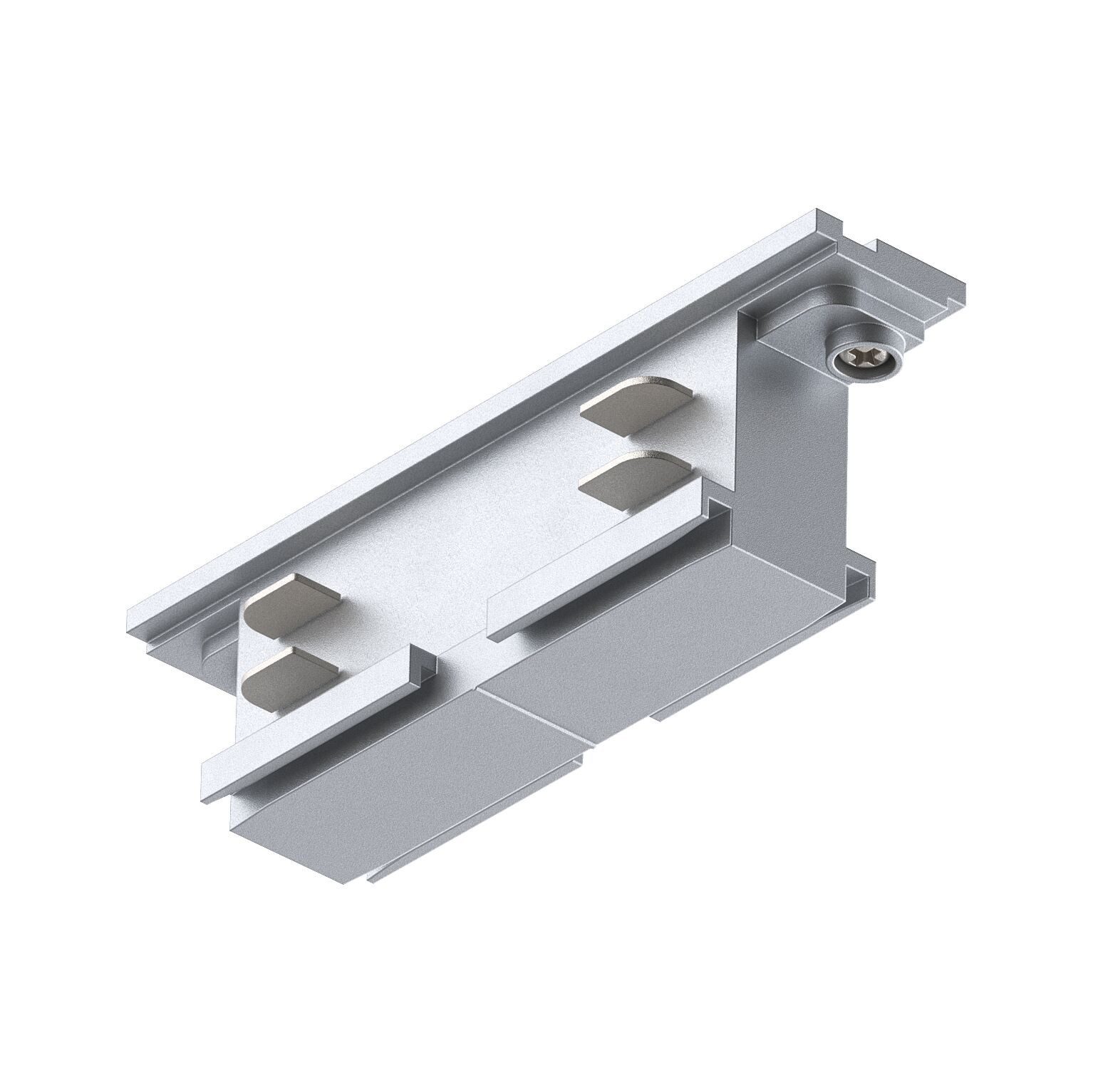 Paulmann ProRail3 Verbinder Linienverbinder 94x32 mm max. 3680W Silber Lampen-Verbindungskabel