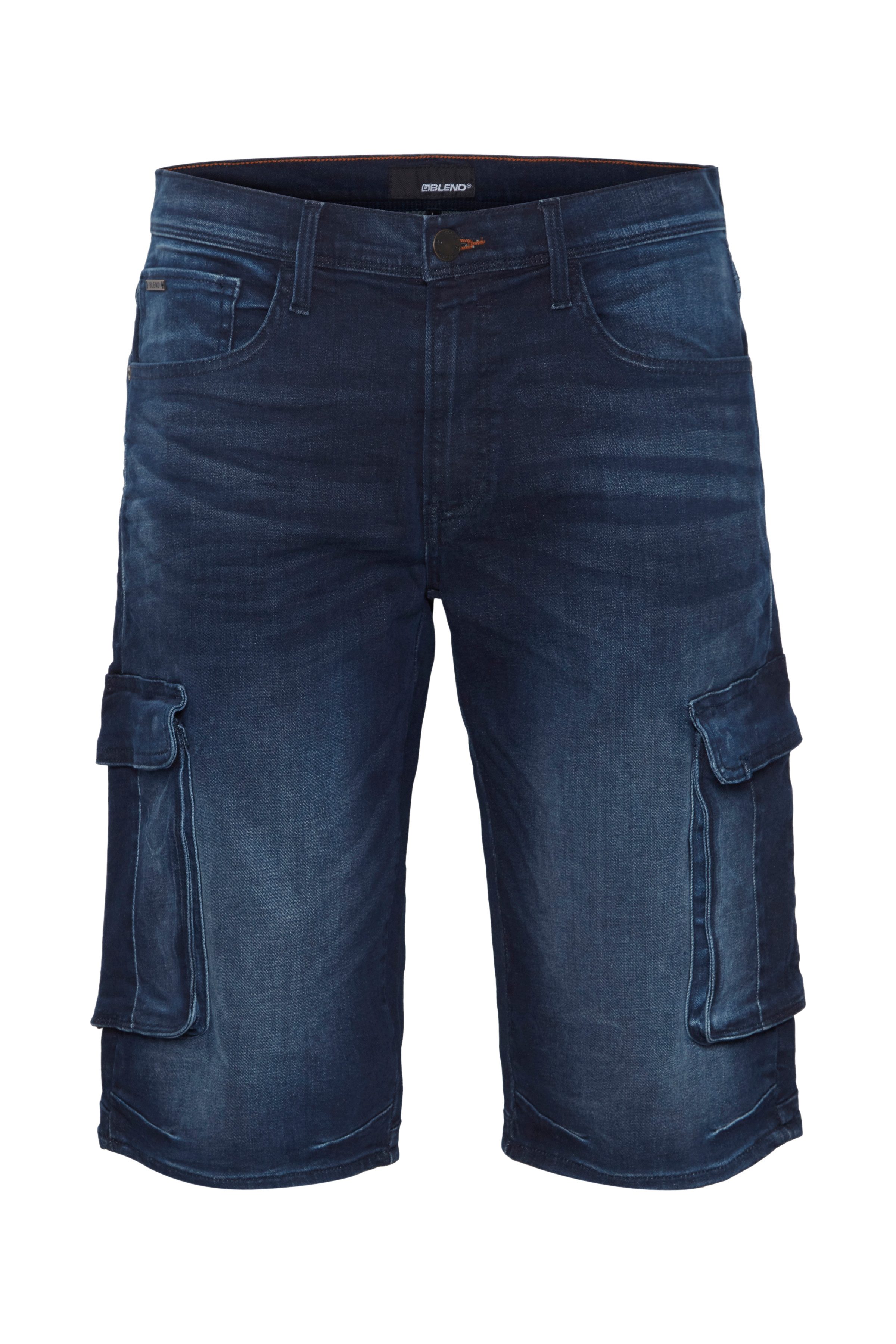 Blend 5-Pocket-Jeans BLEND JEANS TWISTER CARGO SHORTS dark blue 20713329.200292